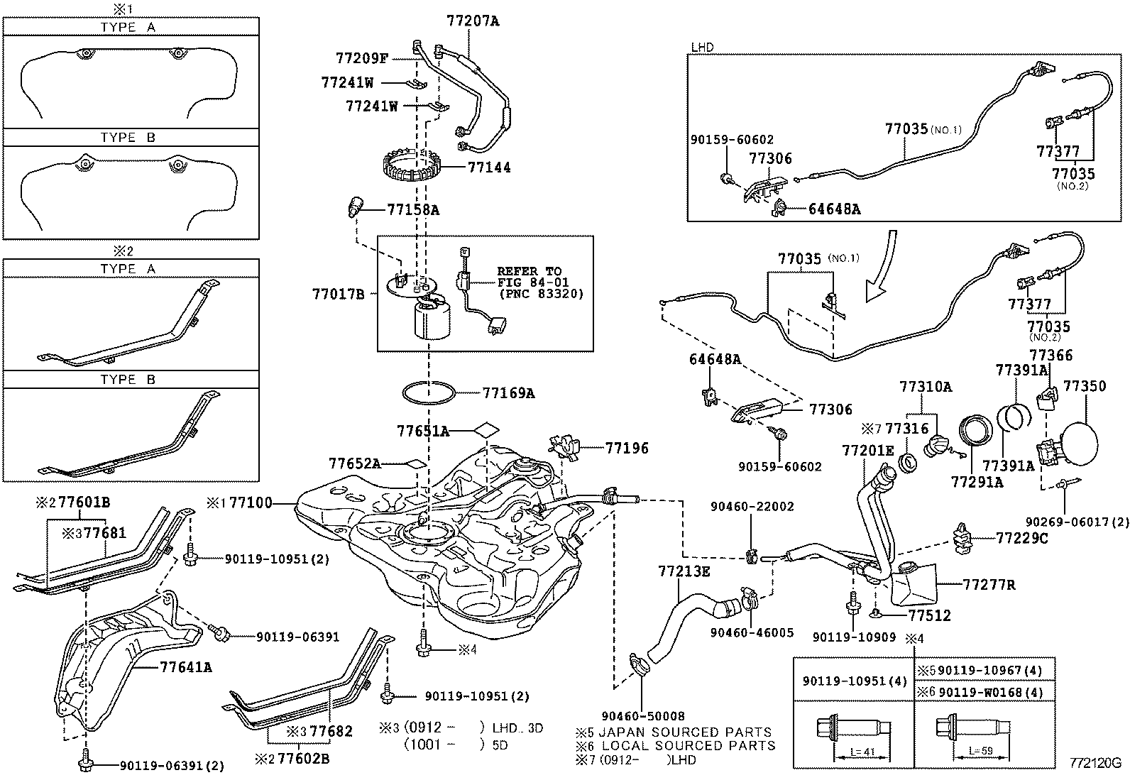  AURIS HYBRID UKP |  FUEL TANK TUBE