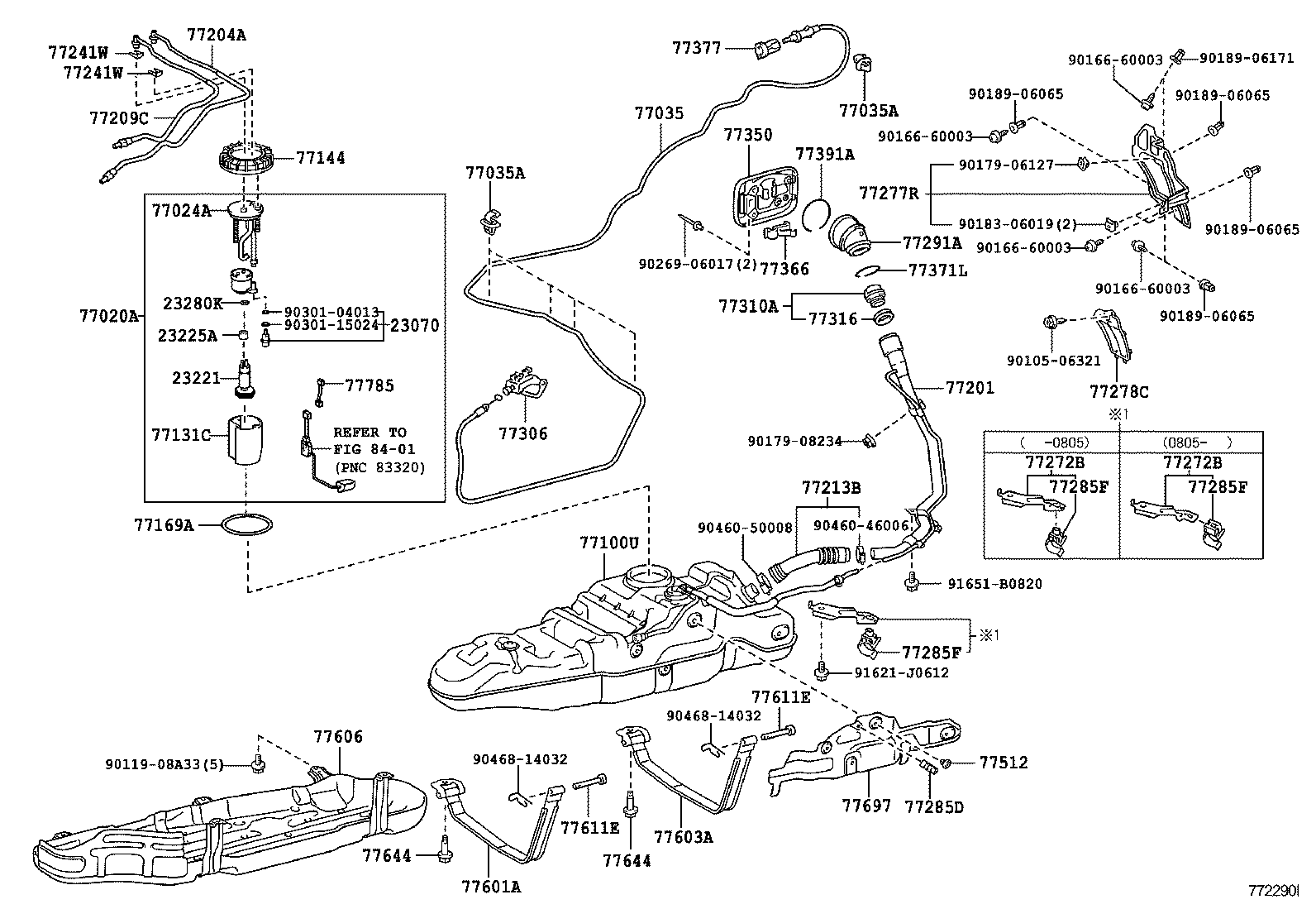  LX570 |  FUEL TANK TUBE