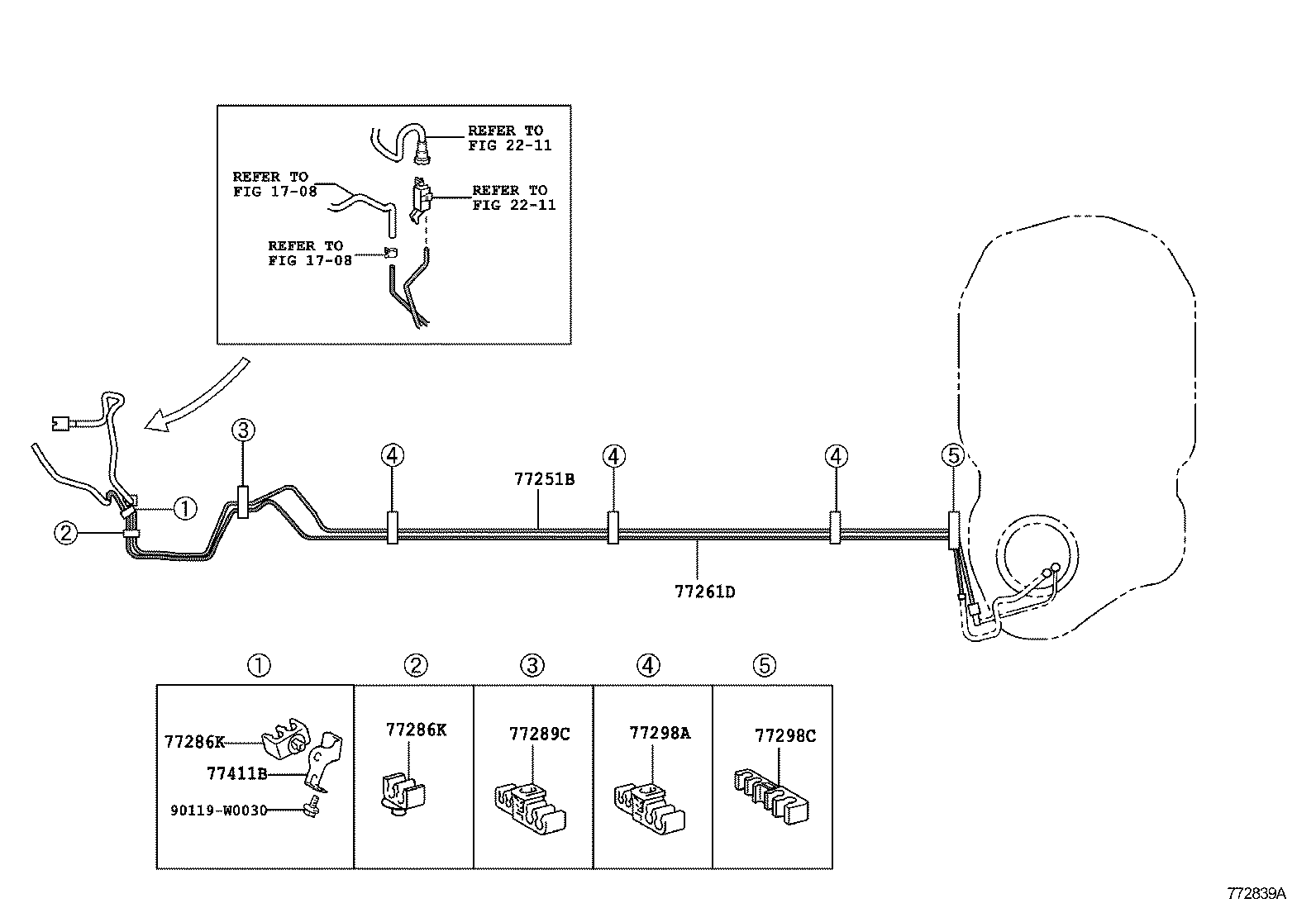  AURIS HYBRID UKP |  FUEL TANK TUBE
