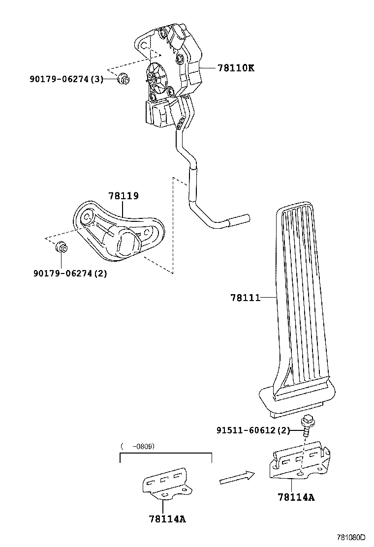  LS460 460L |  ACCELERATOR LINK