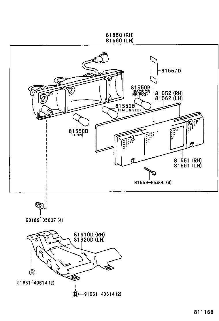  LAND CRUISER 70 |  REAR COMBINATION LAMP