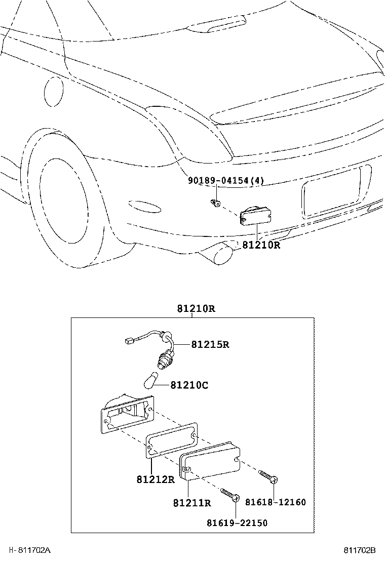  SC430 |  REAR FOG LAMP