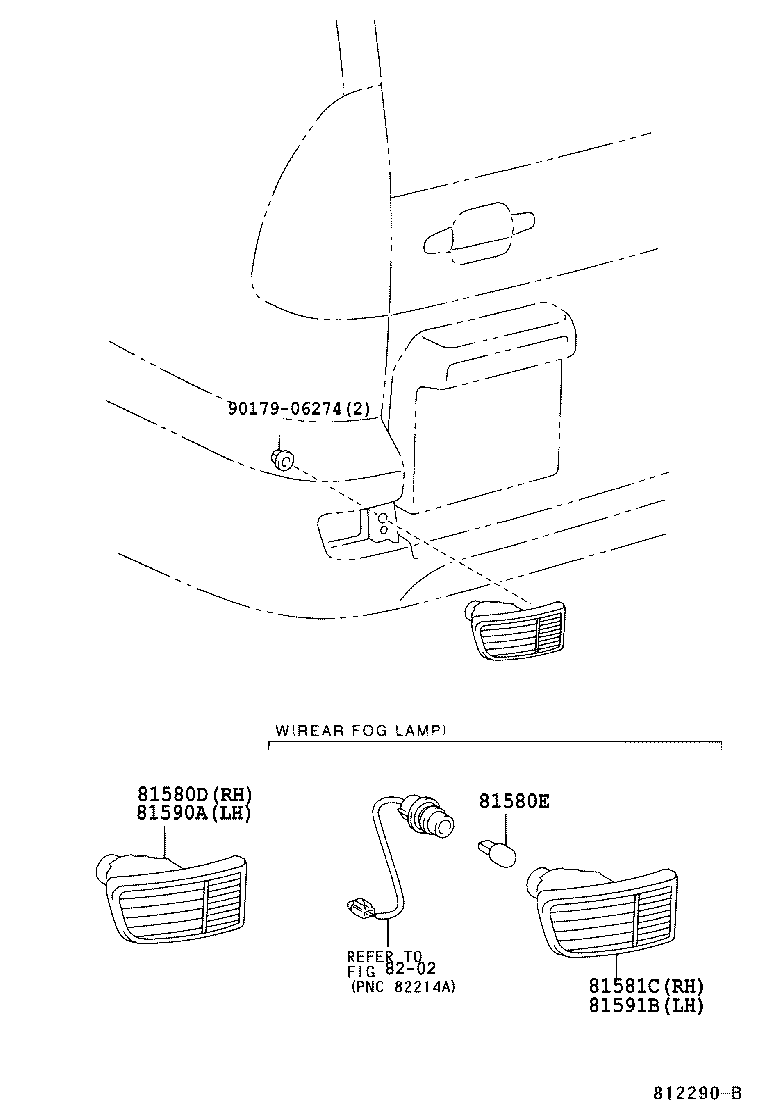  LAND CRUISER 120 |  REAR COMBINATION LAMP