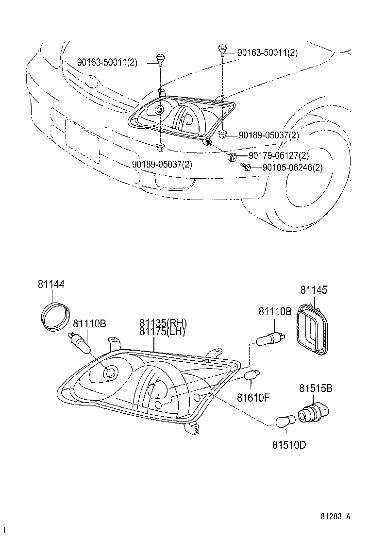  COROLLA |  HEADLAMP