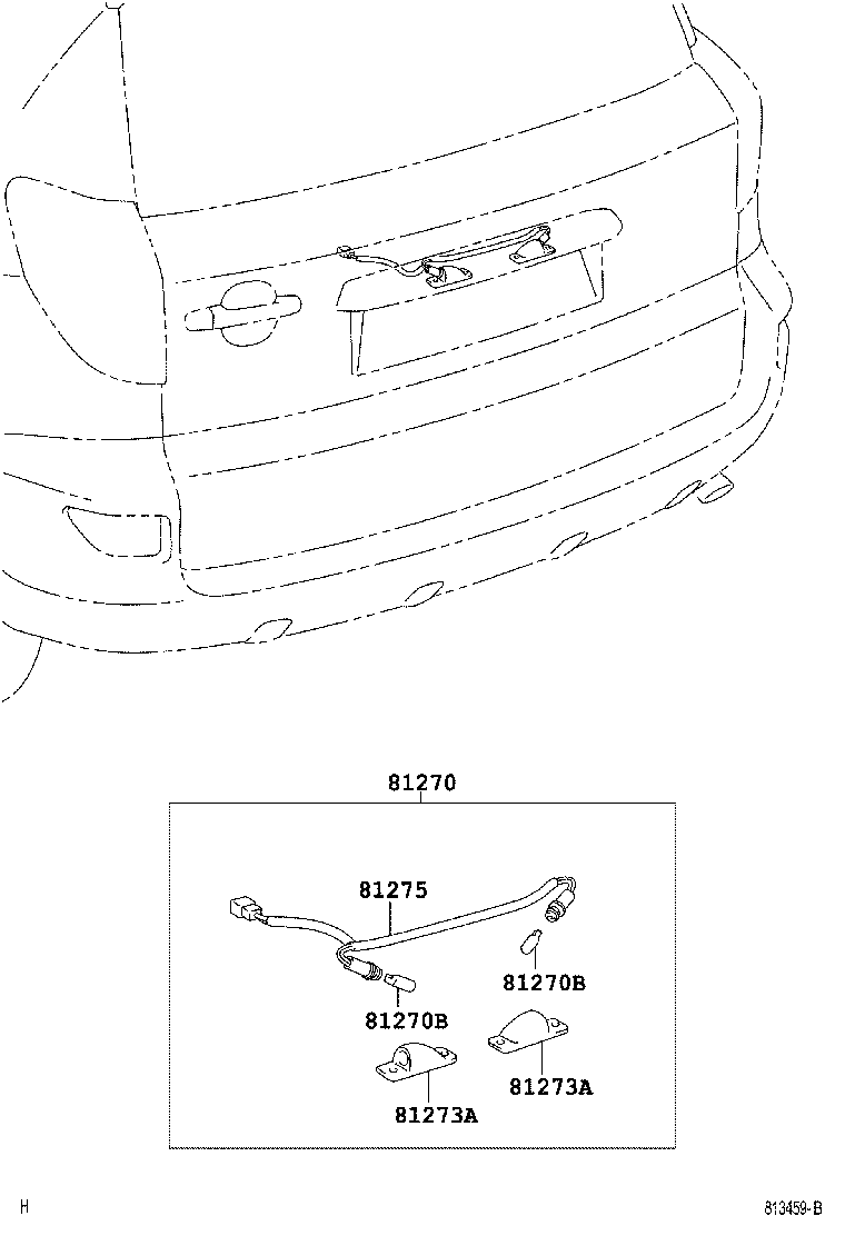  RAV4 |  REAR LICENSE PLATE LAMP