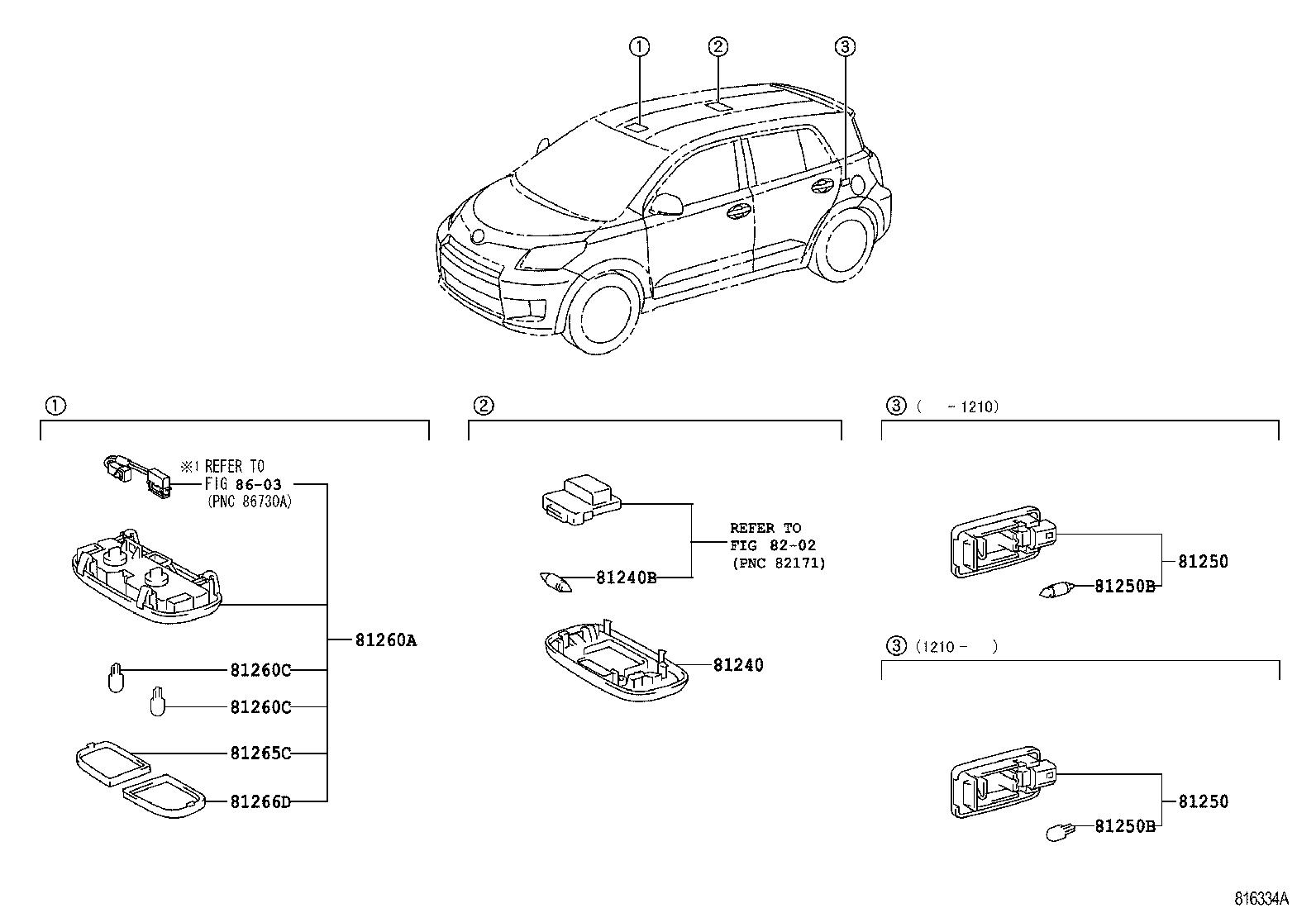  URBAN CRUISER |  INTERIOR LAMP