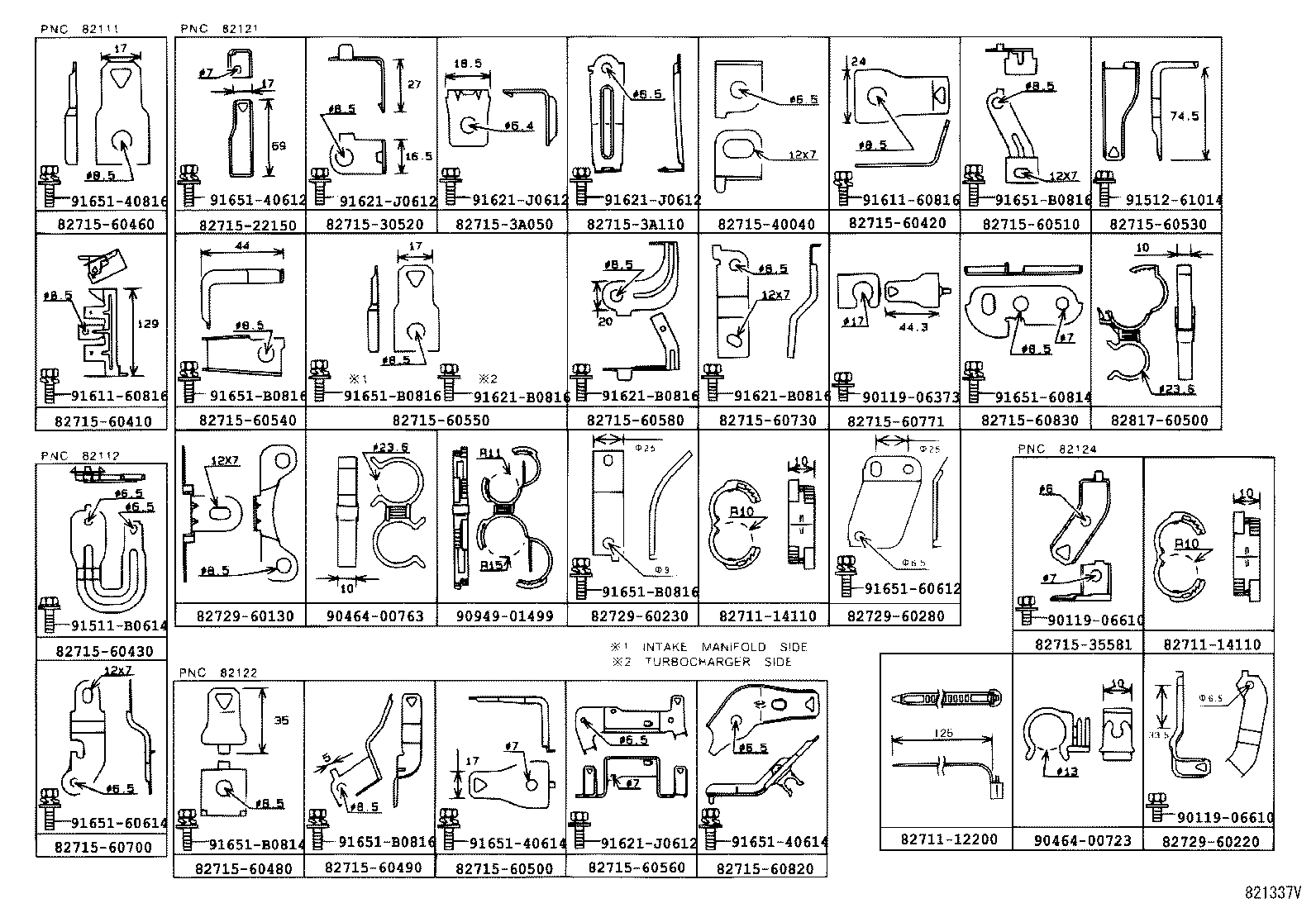 LAND CRUISER 100 105 |  WIRING CLAMP