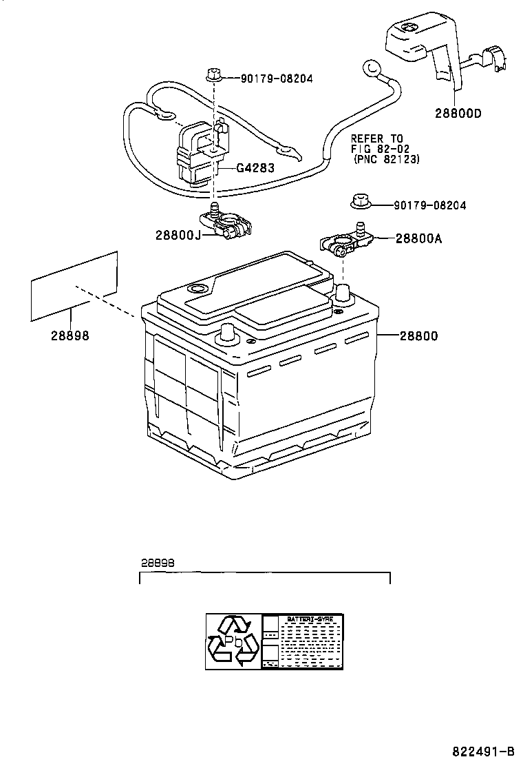  YARIS |  BATTERY BATTERY CABLE