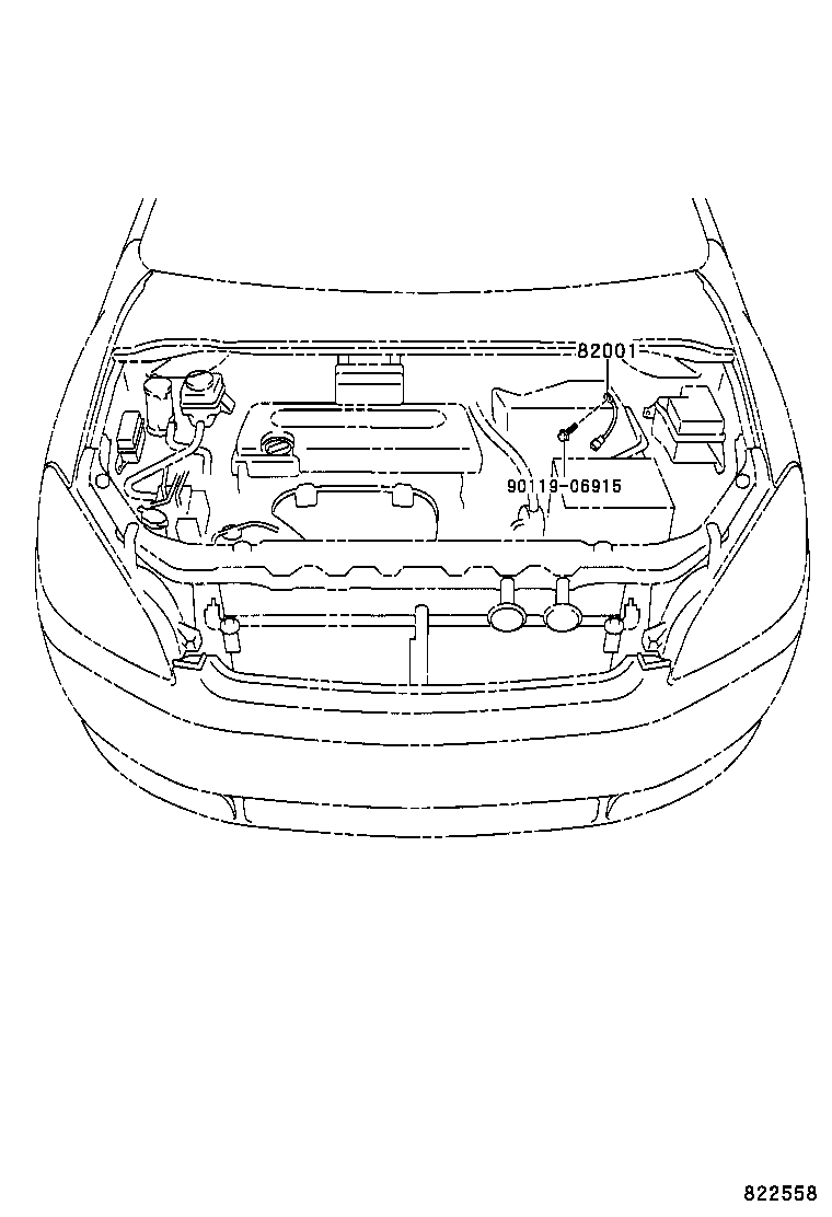  PICNIC AVENSIS VERSO |  WIRING CLAMP