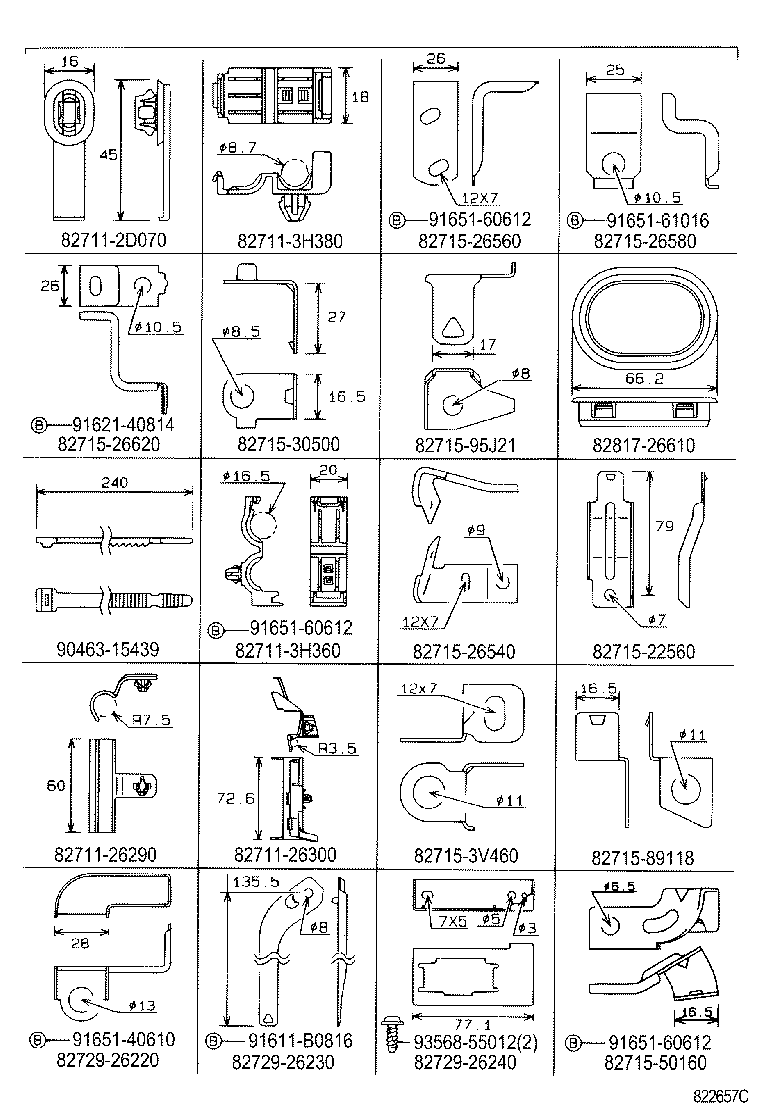  HIACE HIACE S B V |  WIRING CLAMP