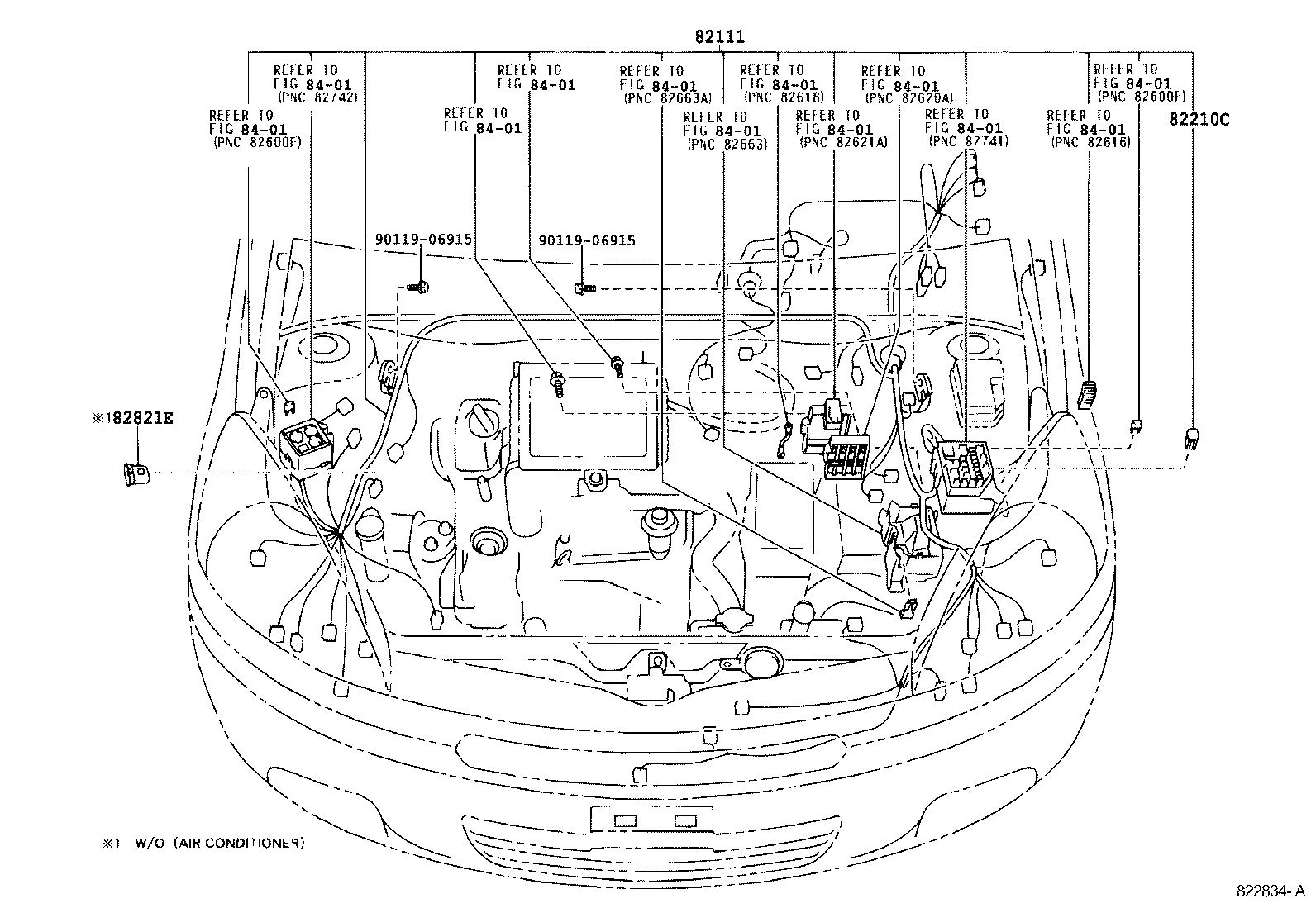  YARIS ECHO VERSO |  WIRING CLAMP