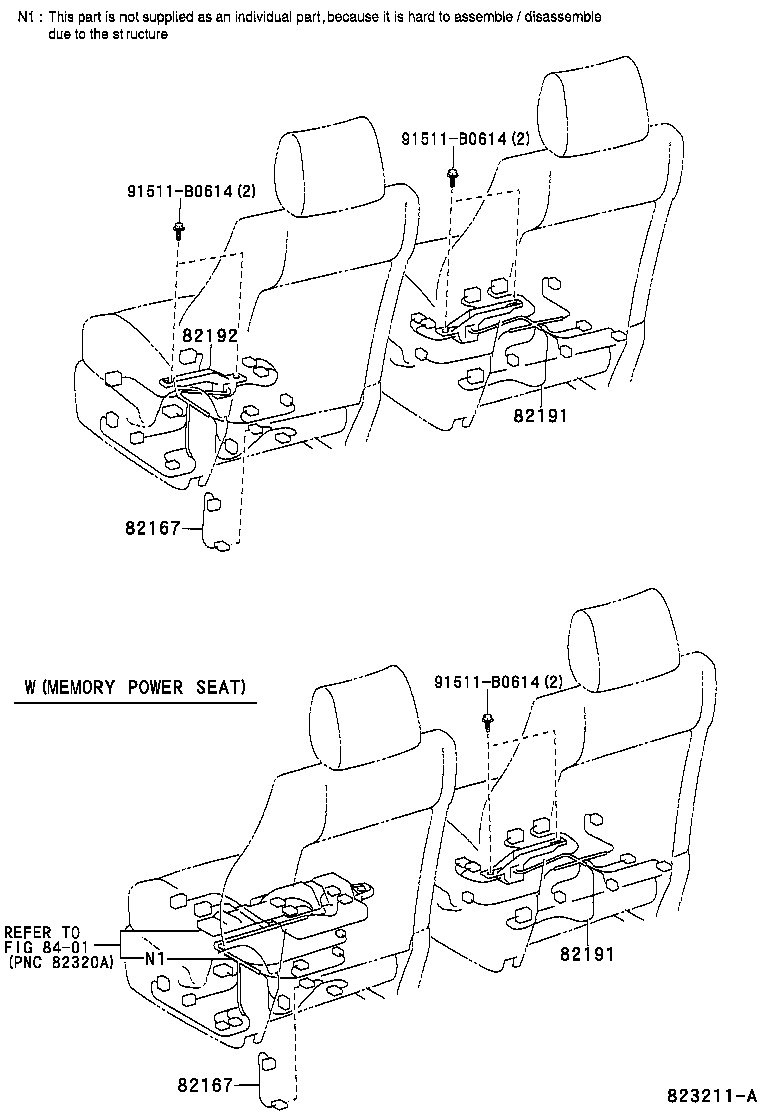  LAND CRUISER 100 105 |  WIRING CLAMP