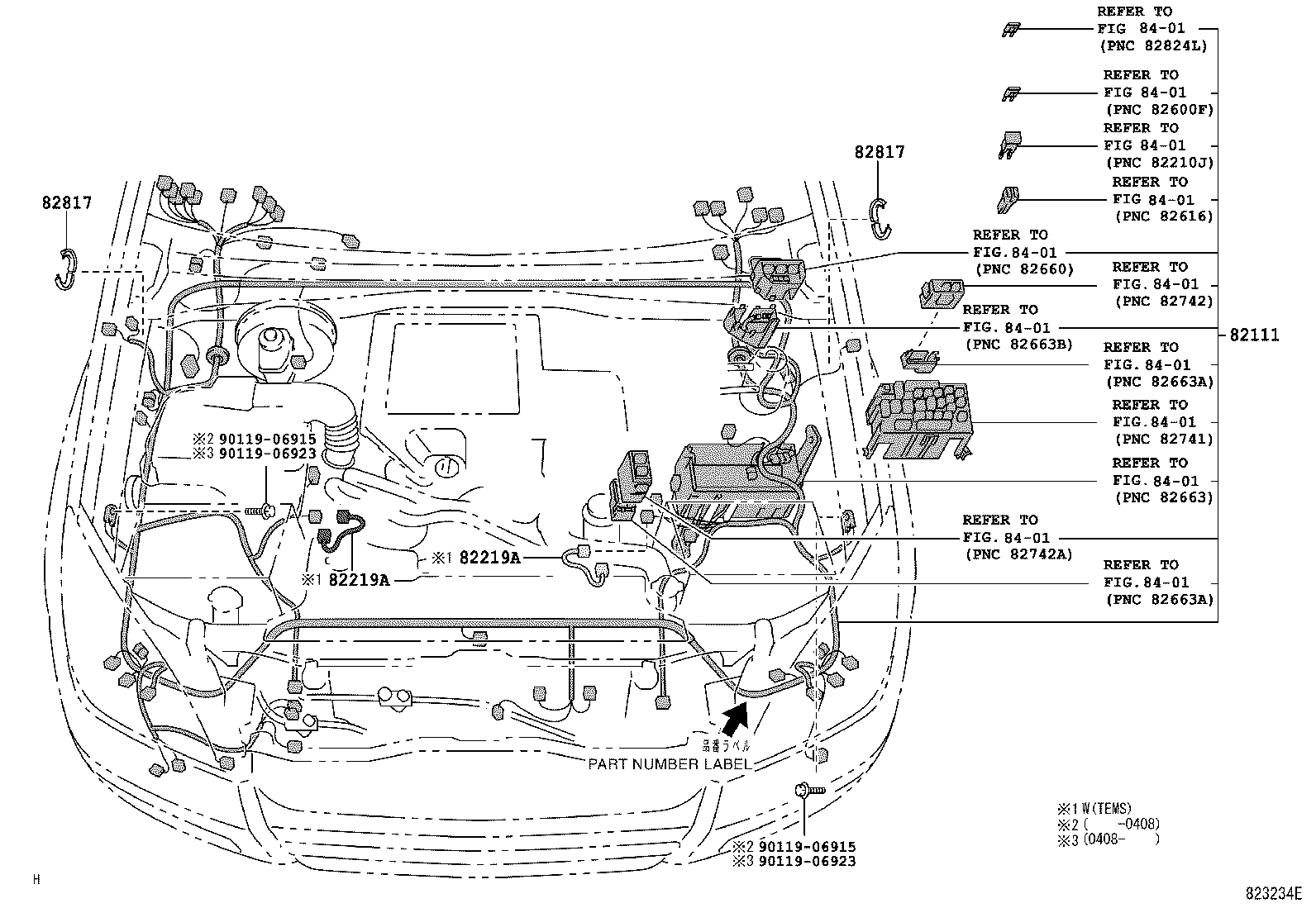  LAND CRUISER 120 |  WIRING CLAMP