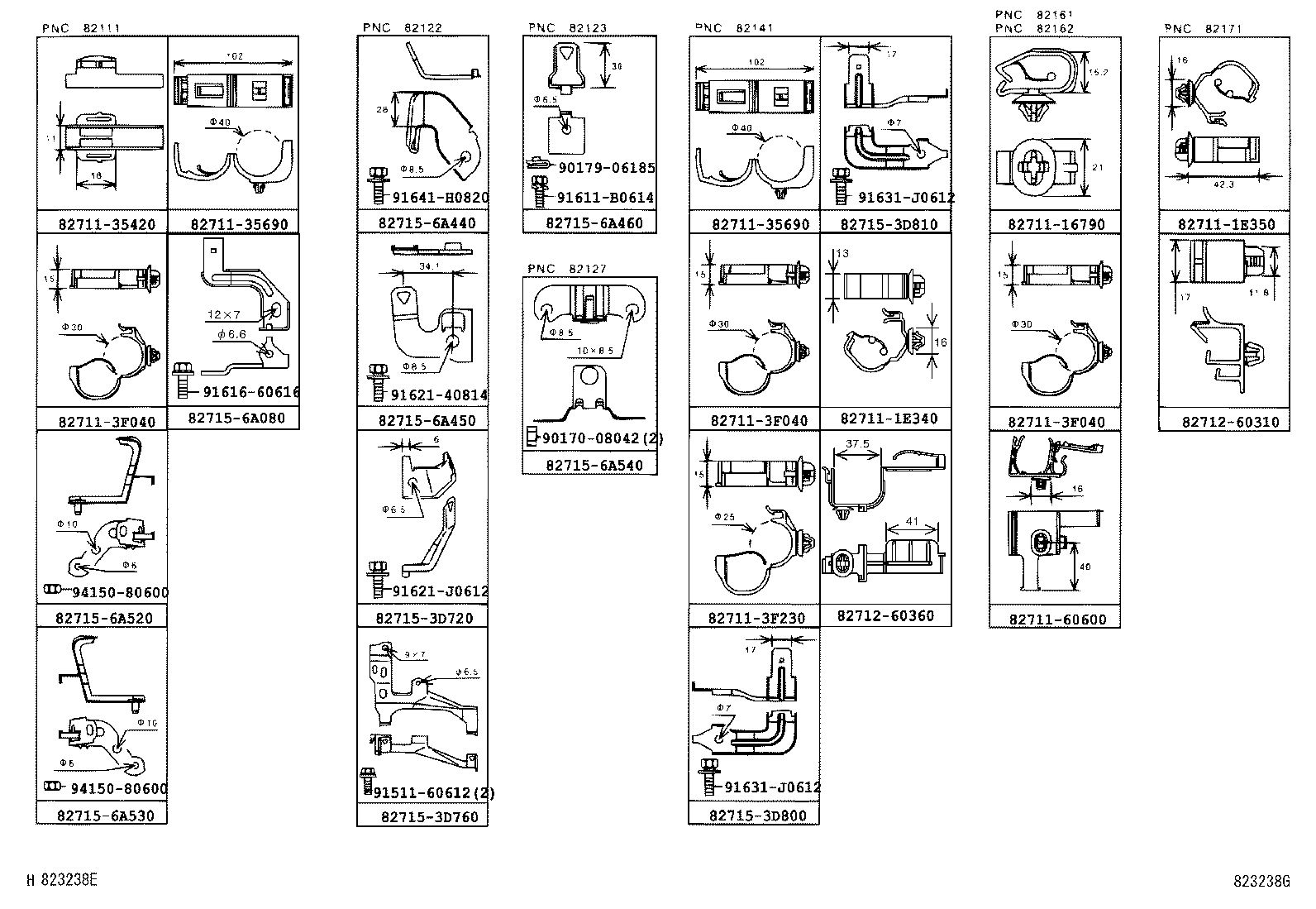  LAND CRUISER 120 |  WIRING CLAMP