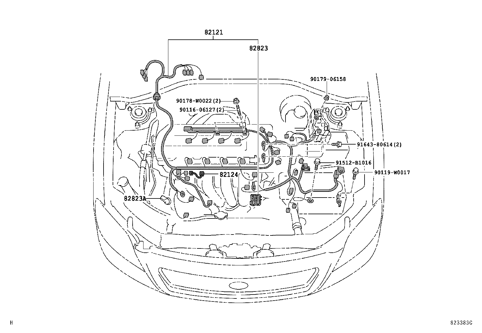  AVENSIS |  WIRING CLAMP