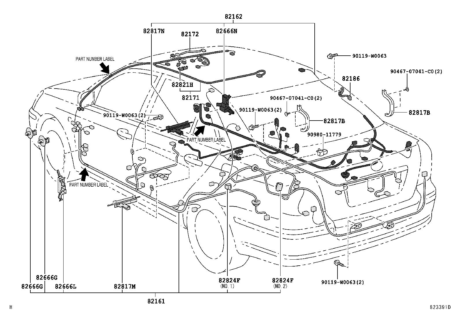  AVENSIS |  WIRING CLAMP