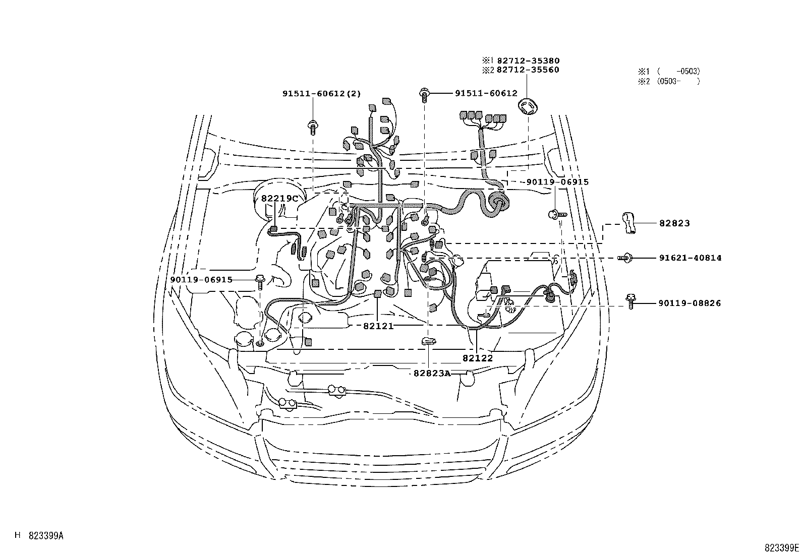  LAND CRUISER 120 |  WIRING CLAMP