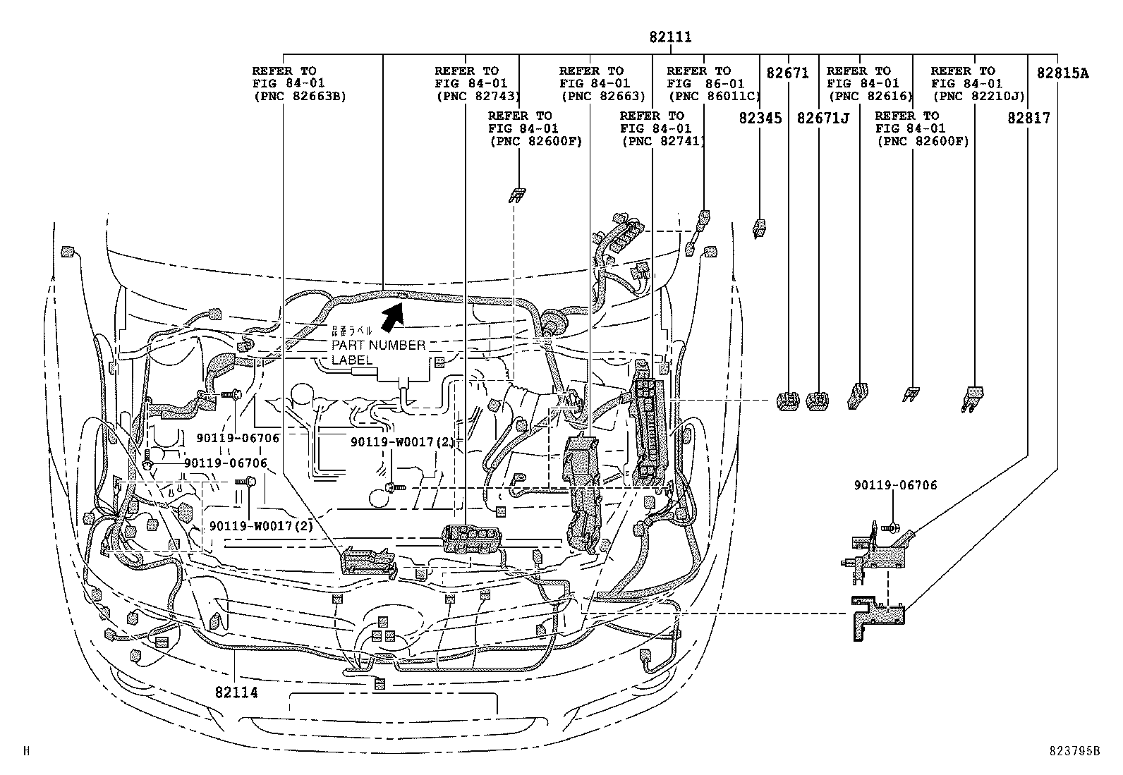  COROLLA VERSO |  WIRING CLAMP