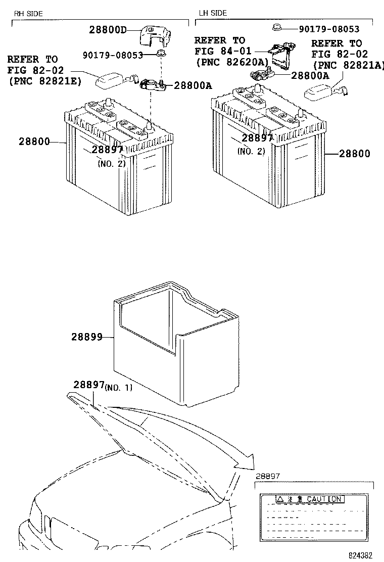  LAND CRUISER 100 105 |  BATTERY BATTERY CABLE
