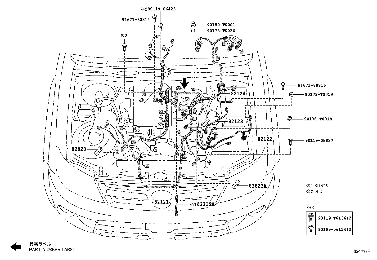  HILUX |  WIRING CLAMP