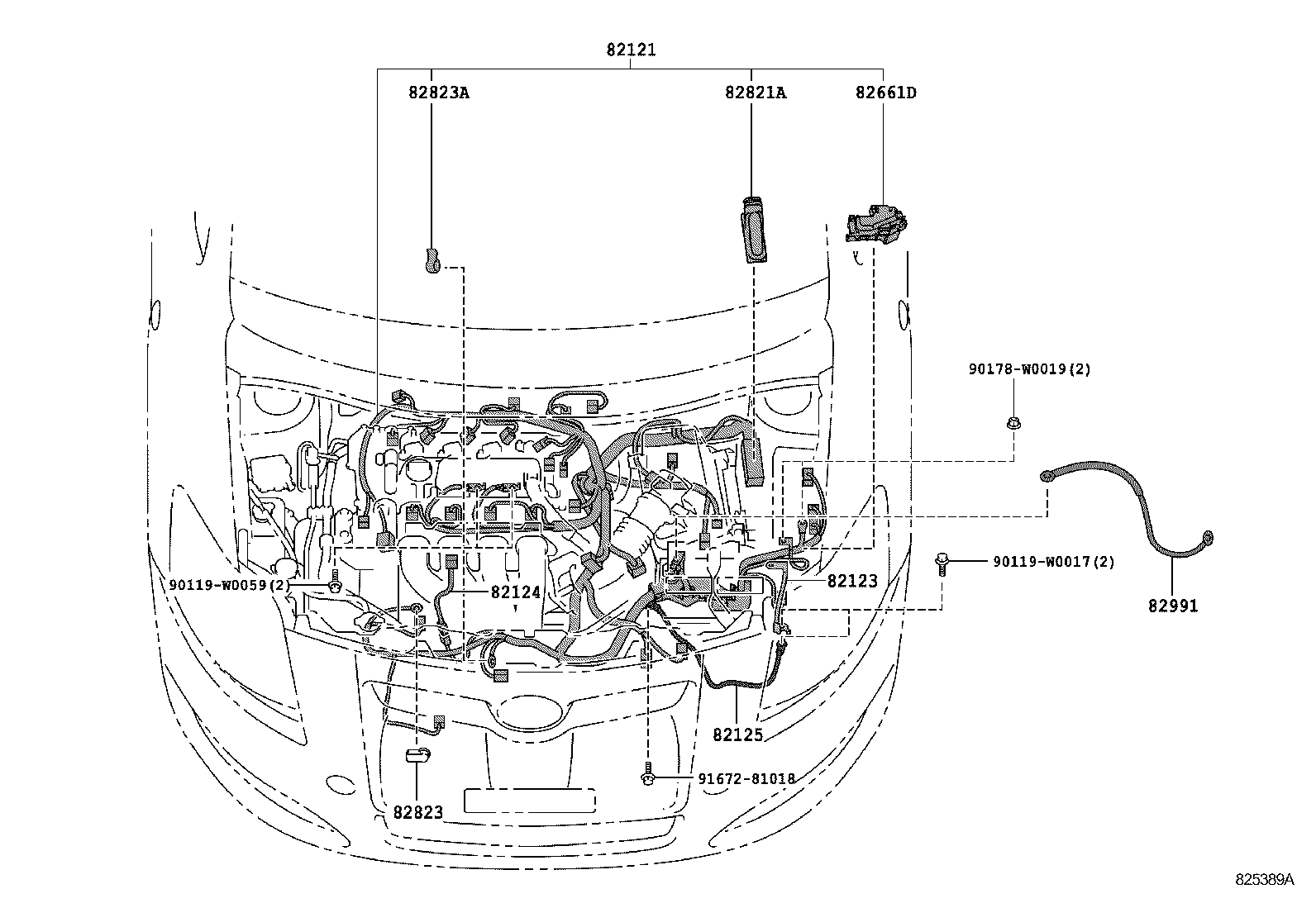  AURIS HYBRID UKP |  WIRING CLAMP