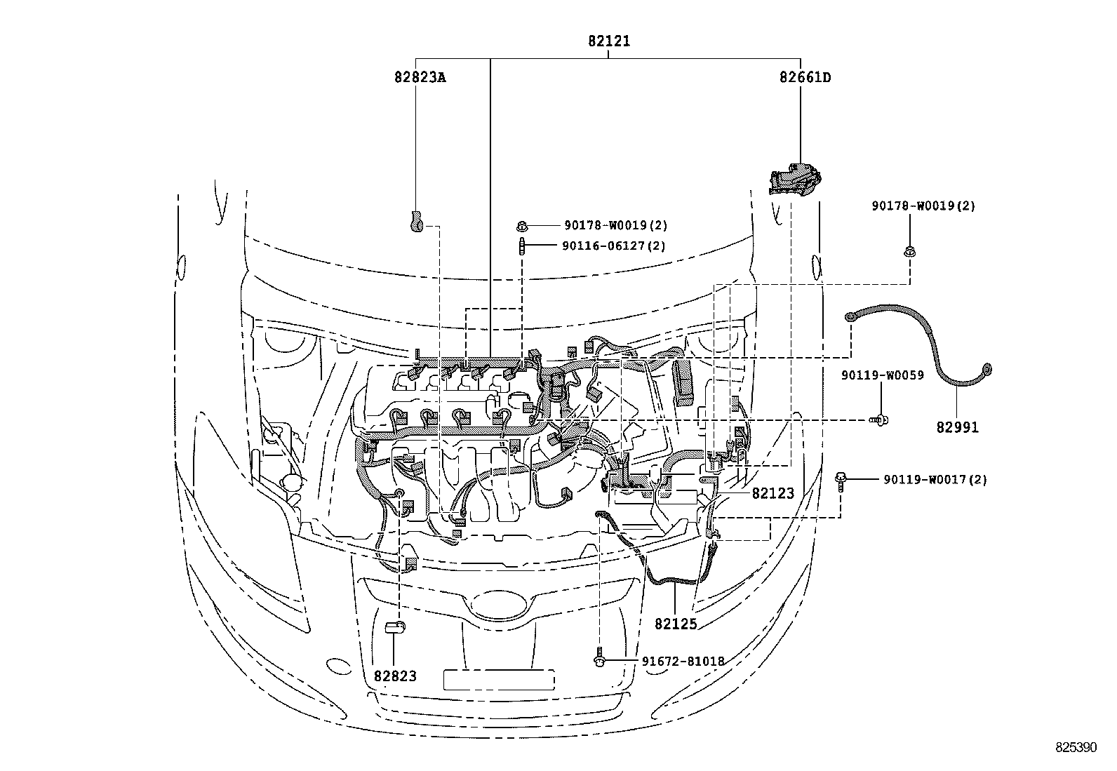  AURIS HYBRID UKP |  WIRING CLAMP