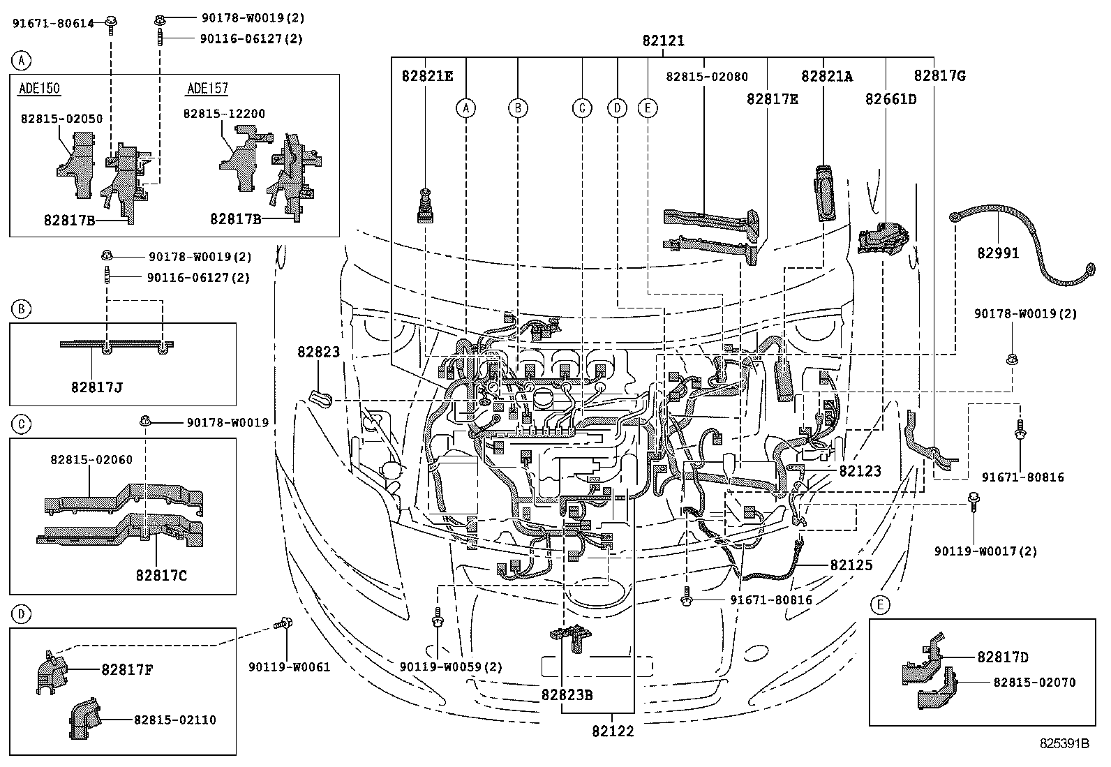  AURIS HYBRID UKP |  WIRING CLAMP