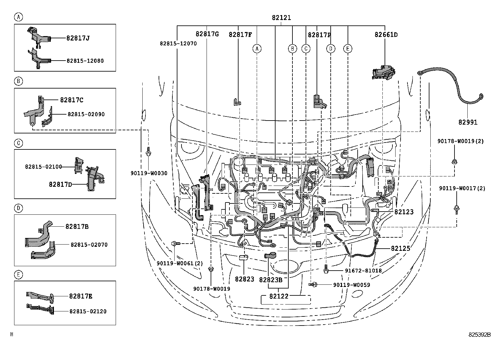  AURIS HYBRID UKP |  WIRING CLAMP