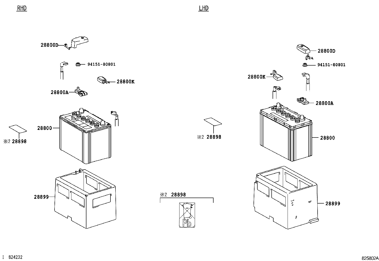  IS F |  BATTERY BATTERY CABLE