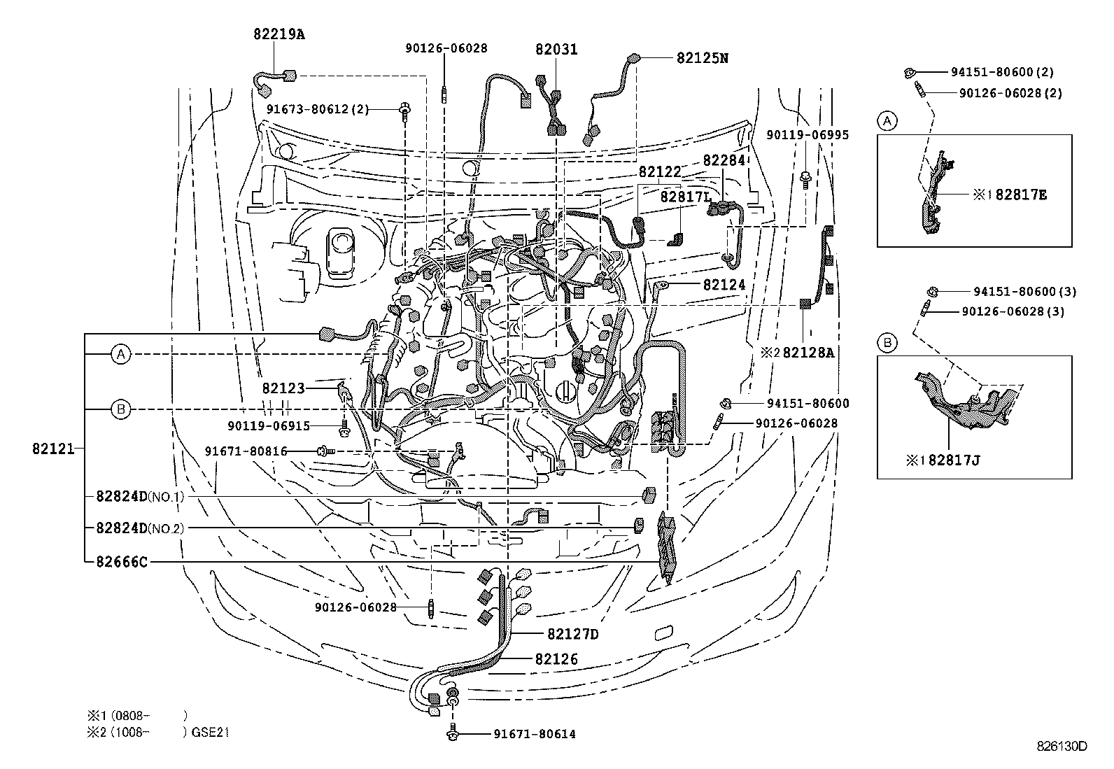  IS250 350 2 D |  WIRING CLAMP