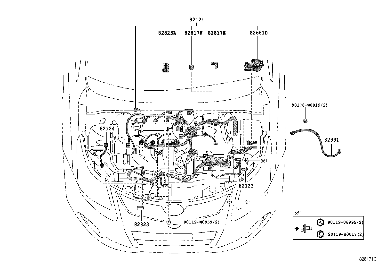  AVENSIS |  WIRING CLAMP