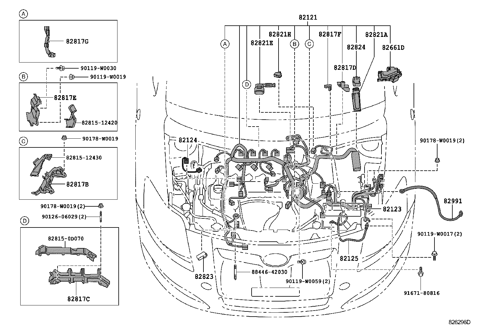  AURIS HYBRID UKP |  WIRING CLAMP