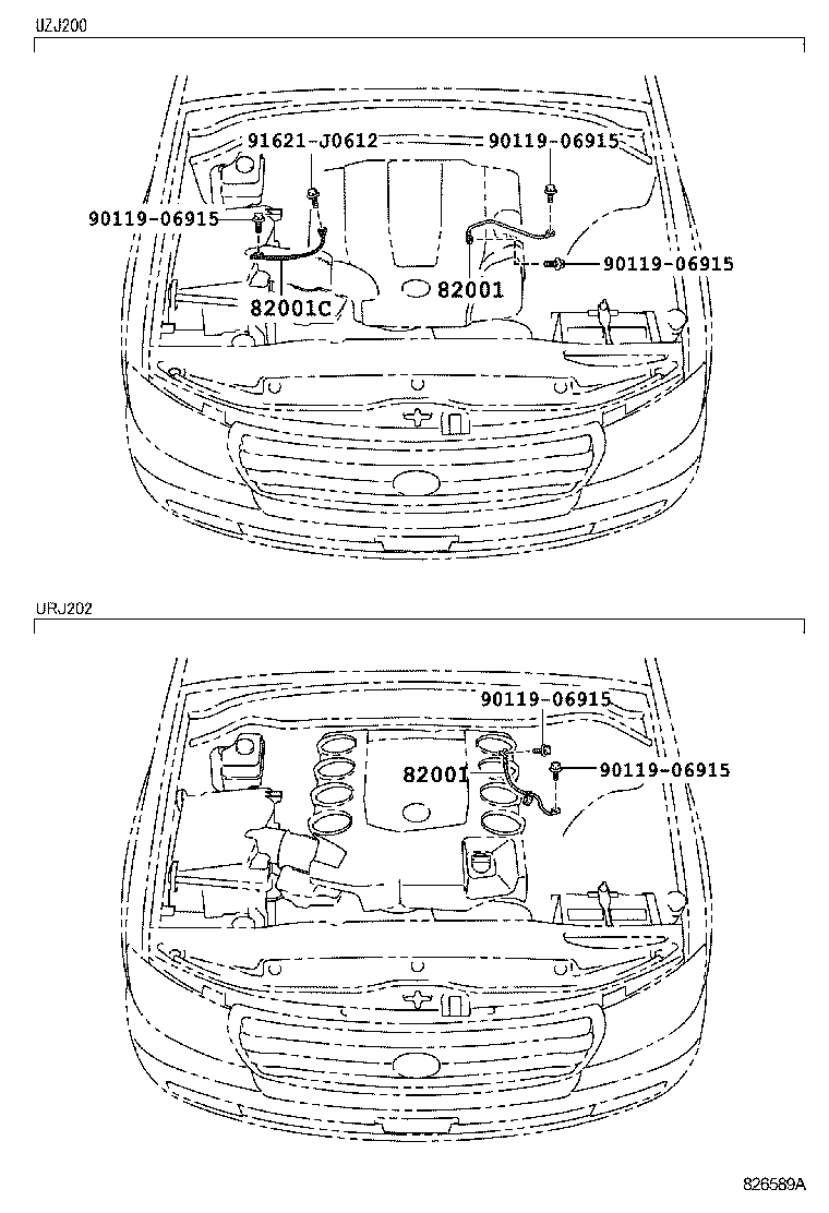  LAND CRUISER 200 202 |  WIRING CLAMP