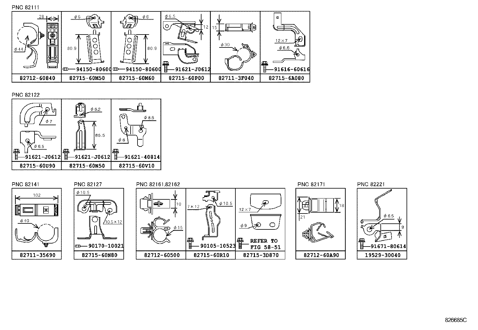  LAND CRUISER 150 |  WIRING CLAMP