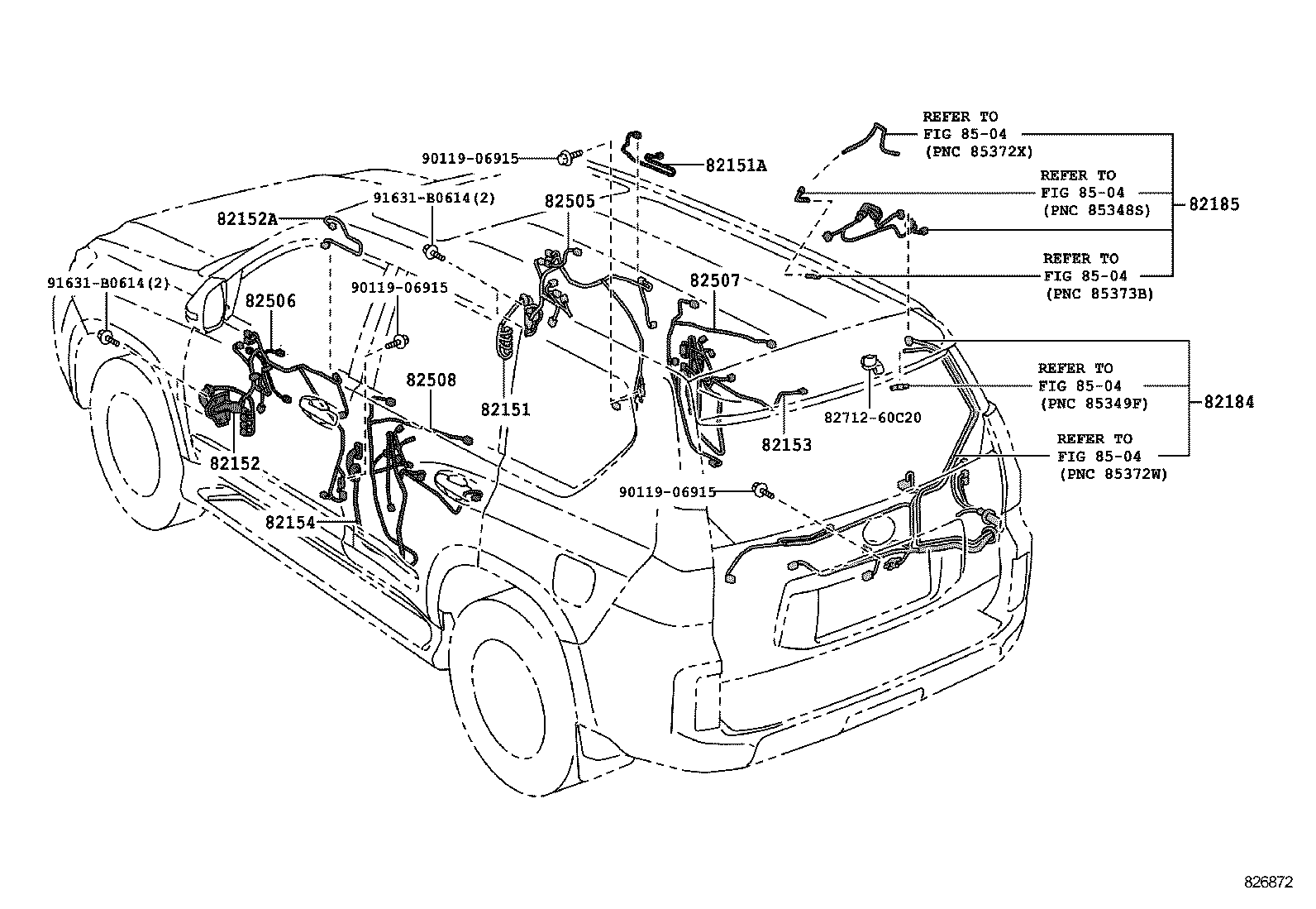  GX460 |  WIRING CLAMP