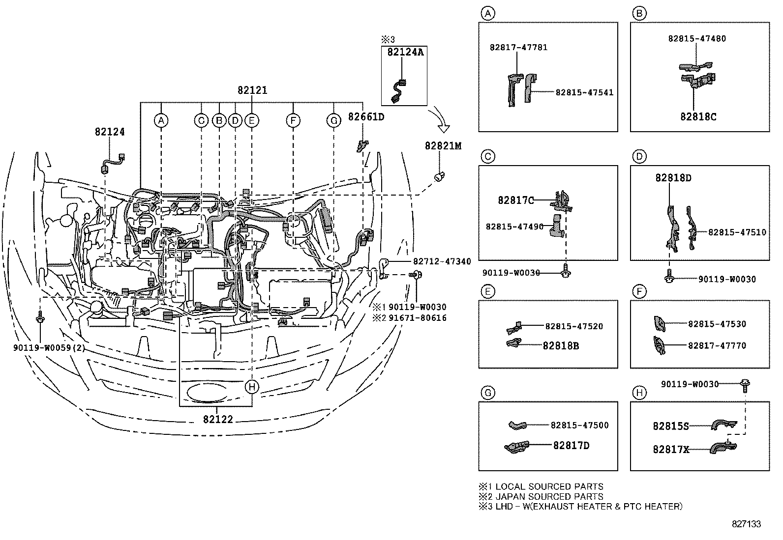  AURIS HYBRID UKP |  WIRING CLAMP