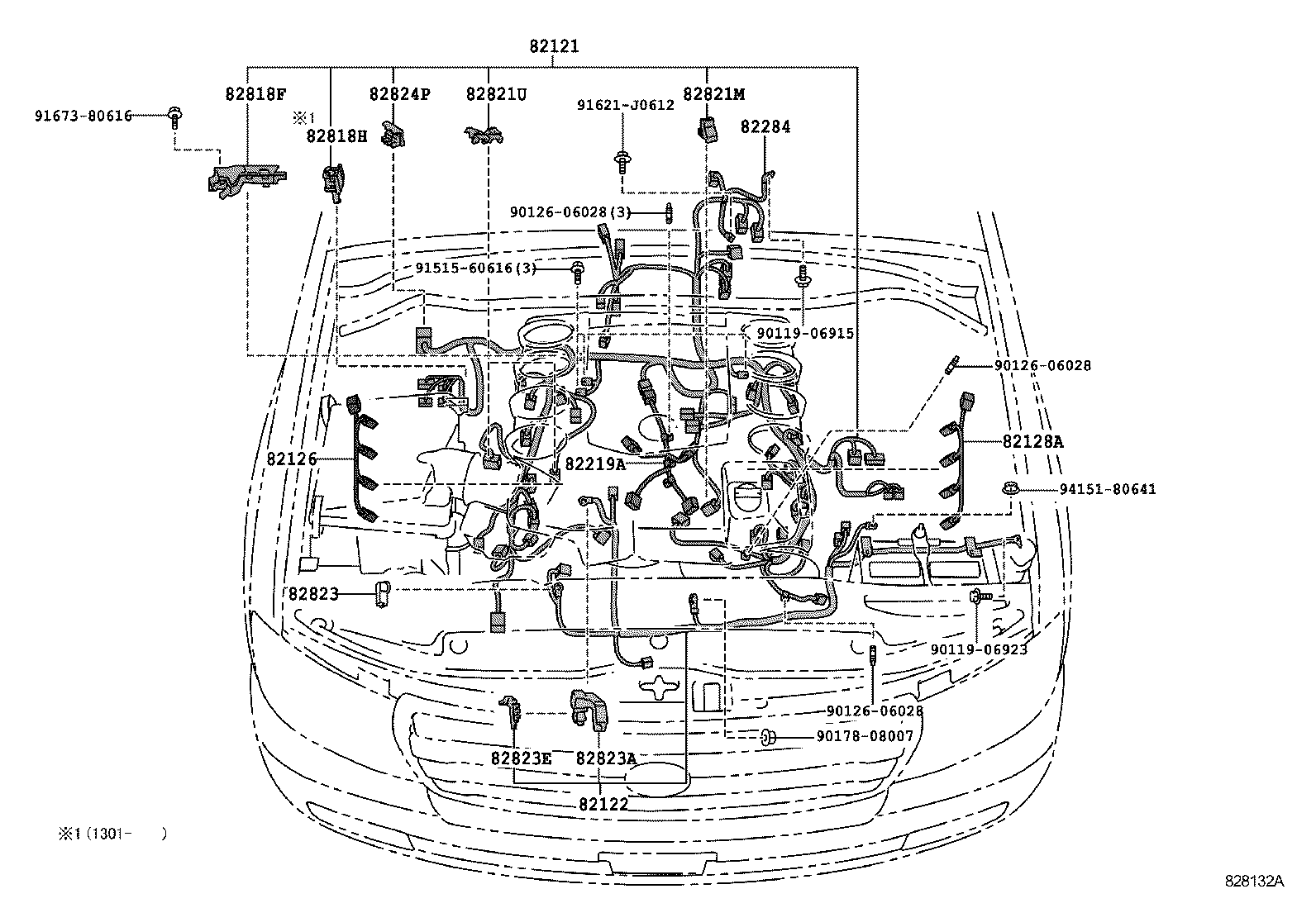  LAND CRUISER 200 202 |  WIRING CLAMP