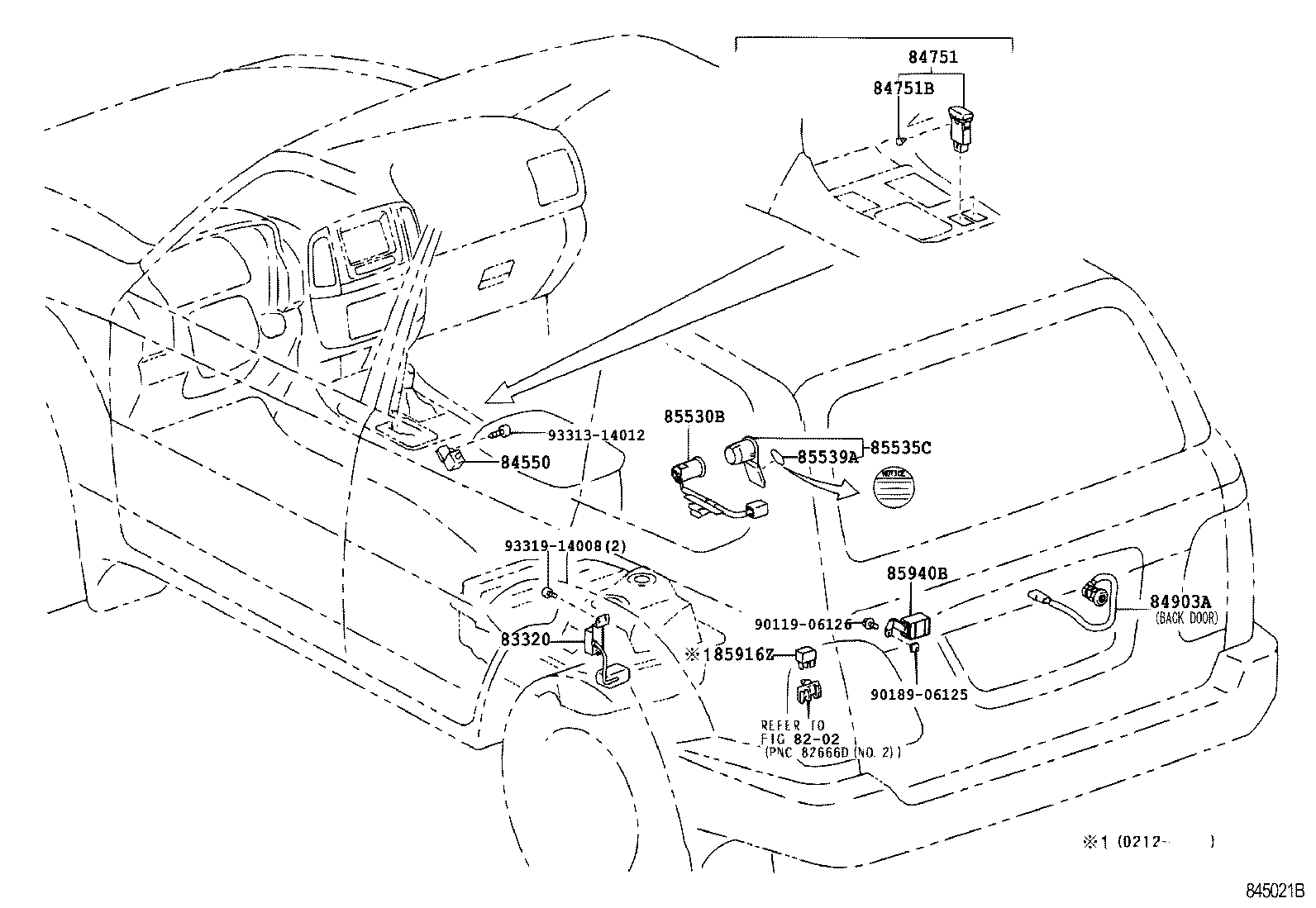  LAND CRUISER 100 105 |  SWITCH RELAY COMPUTER