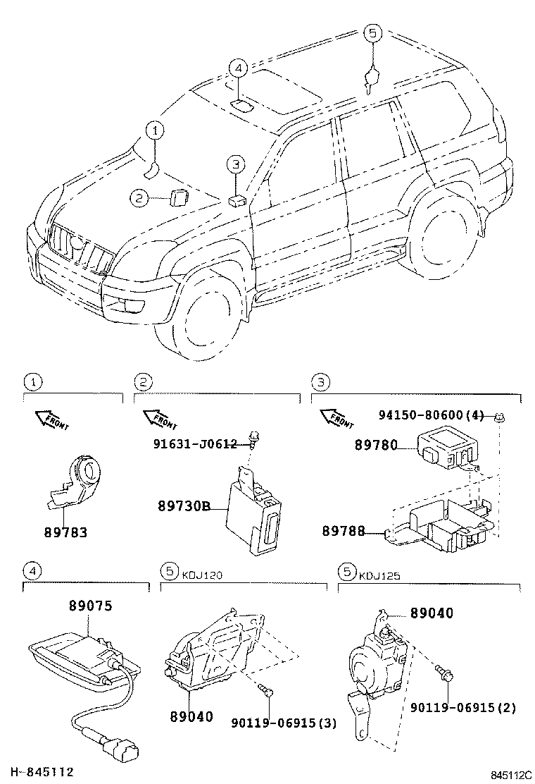  LAND CRUISER 120 |  ANTI THEFT DEVICE