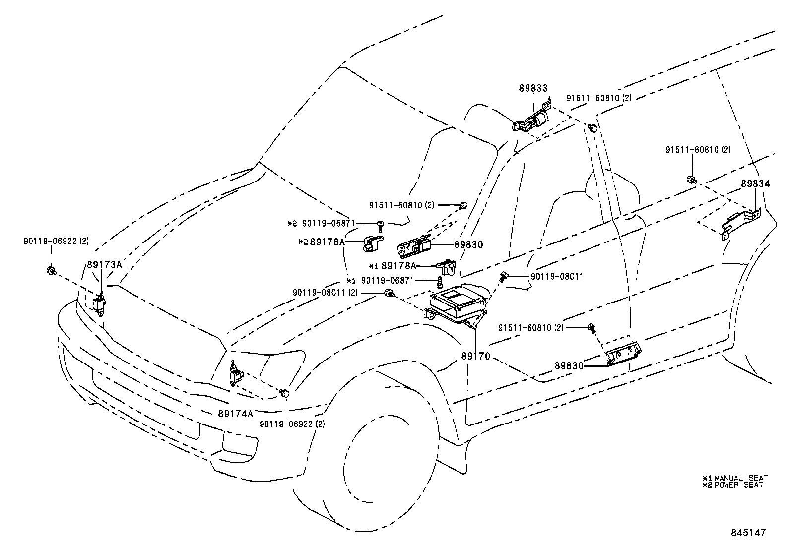  LAND CRUISER 100 105 |  AIR BAG