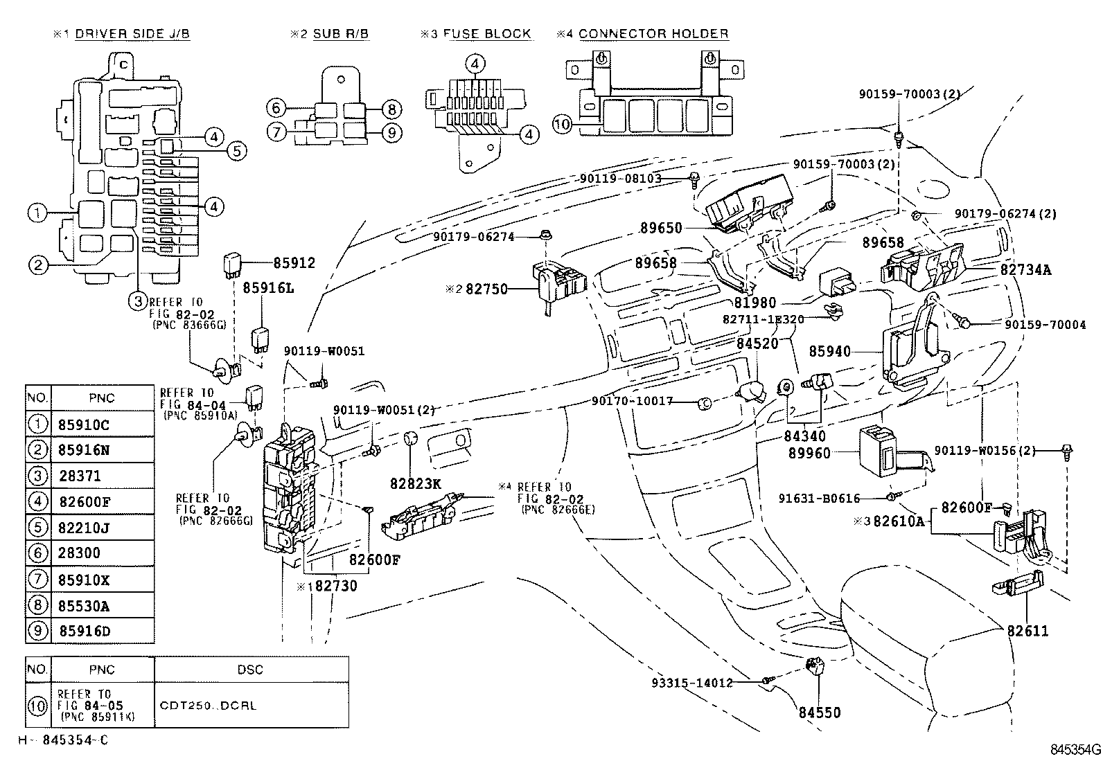  AVENSIS |  SWITCH RELAY COMPUTER