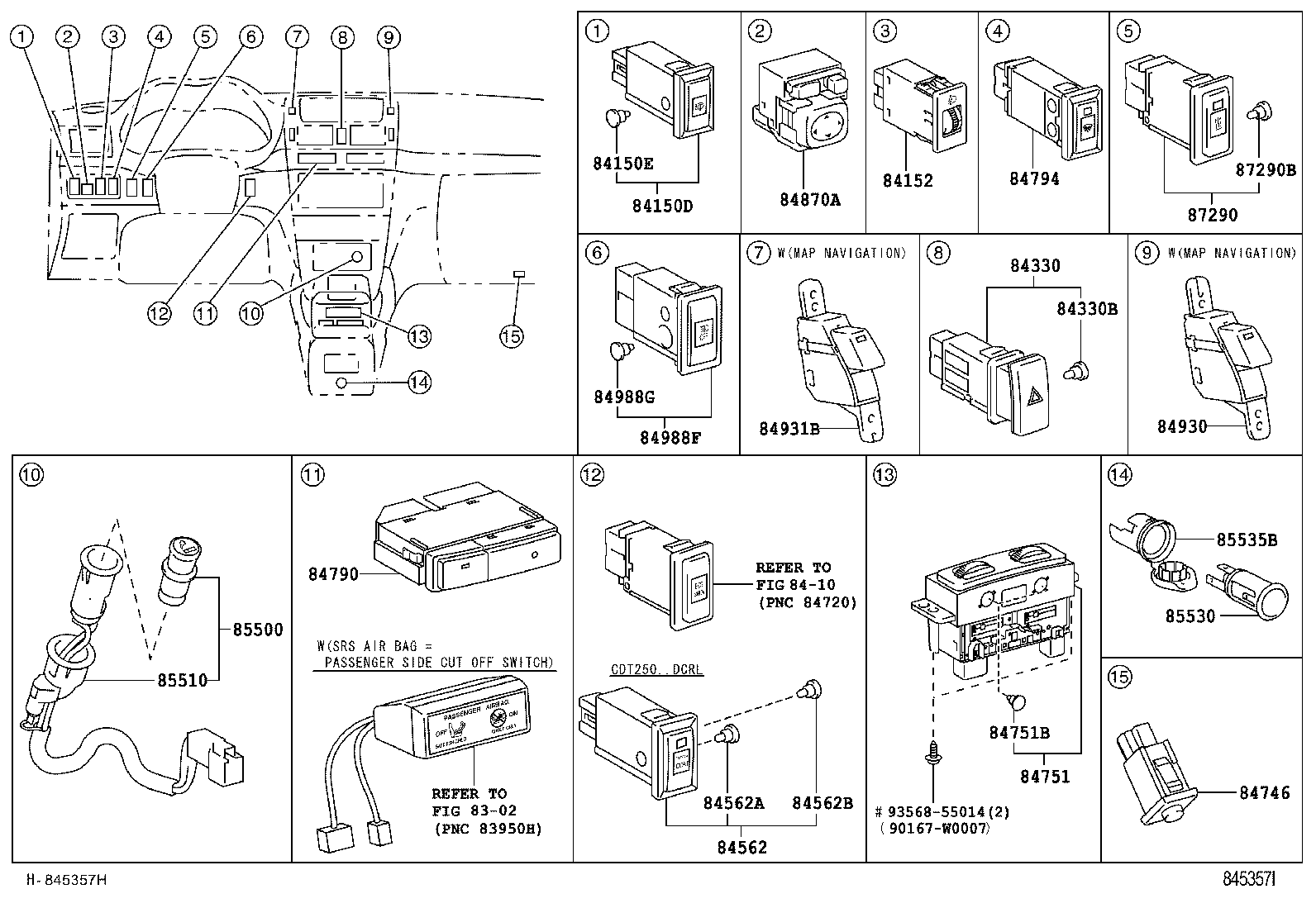  AVENSIS |  SWITCH RELAY COMPUTER