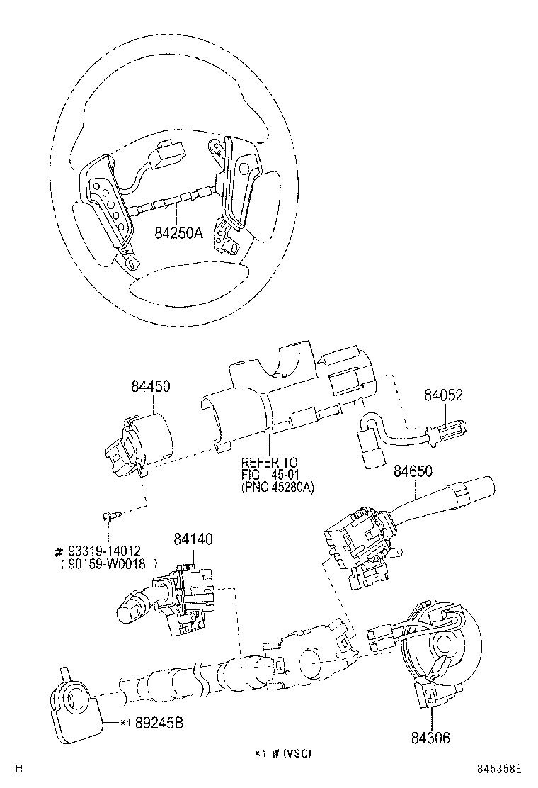  AVENSIS |  SWITCH RELAY COMPUTER