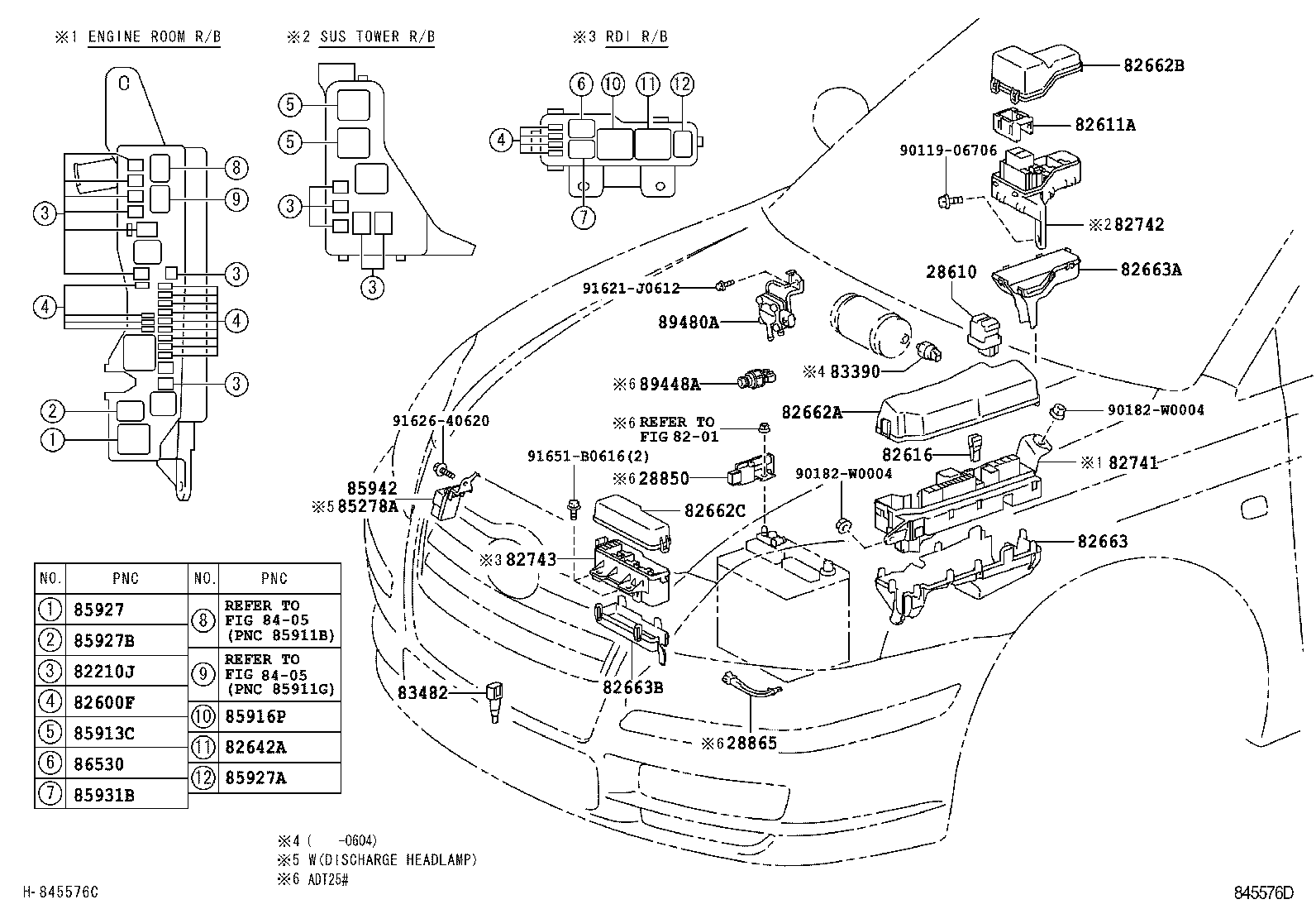  AVENSIS |  SWITCH RELAY COMPUTER