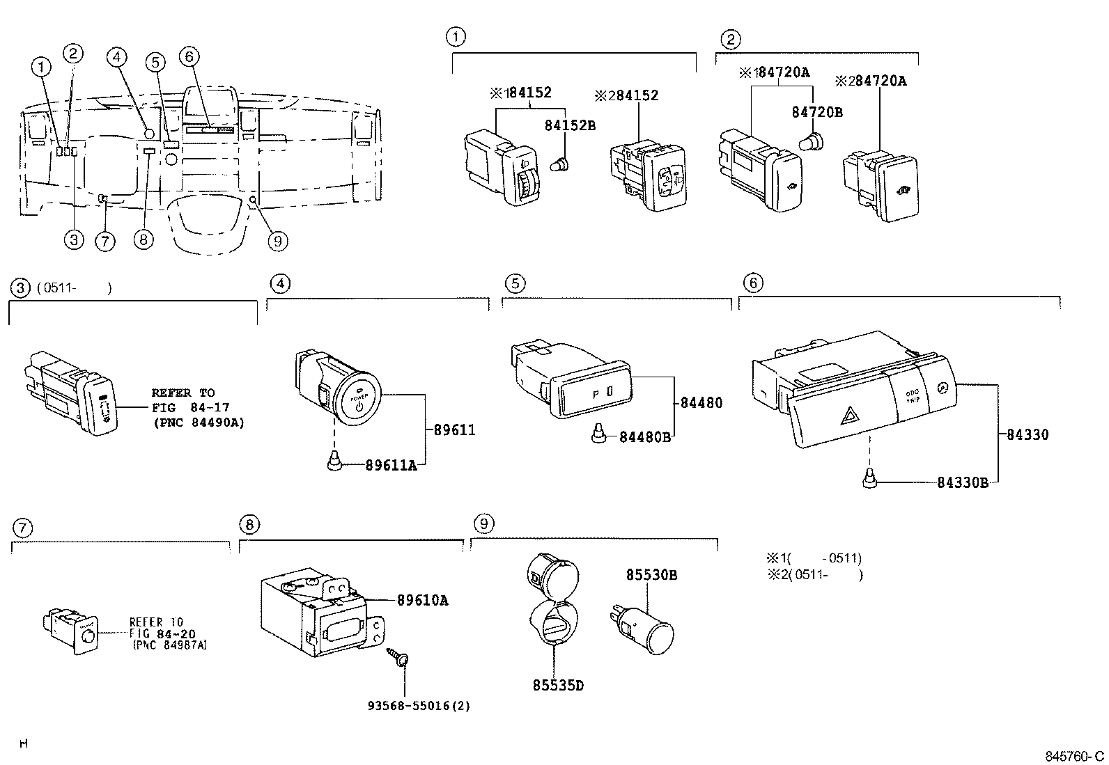  PRIUS |  SWITCH RELAY COMPUTER