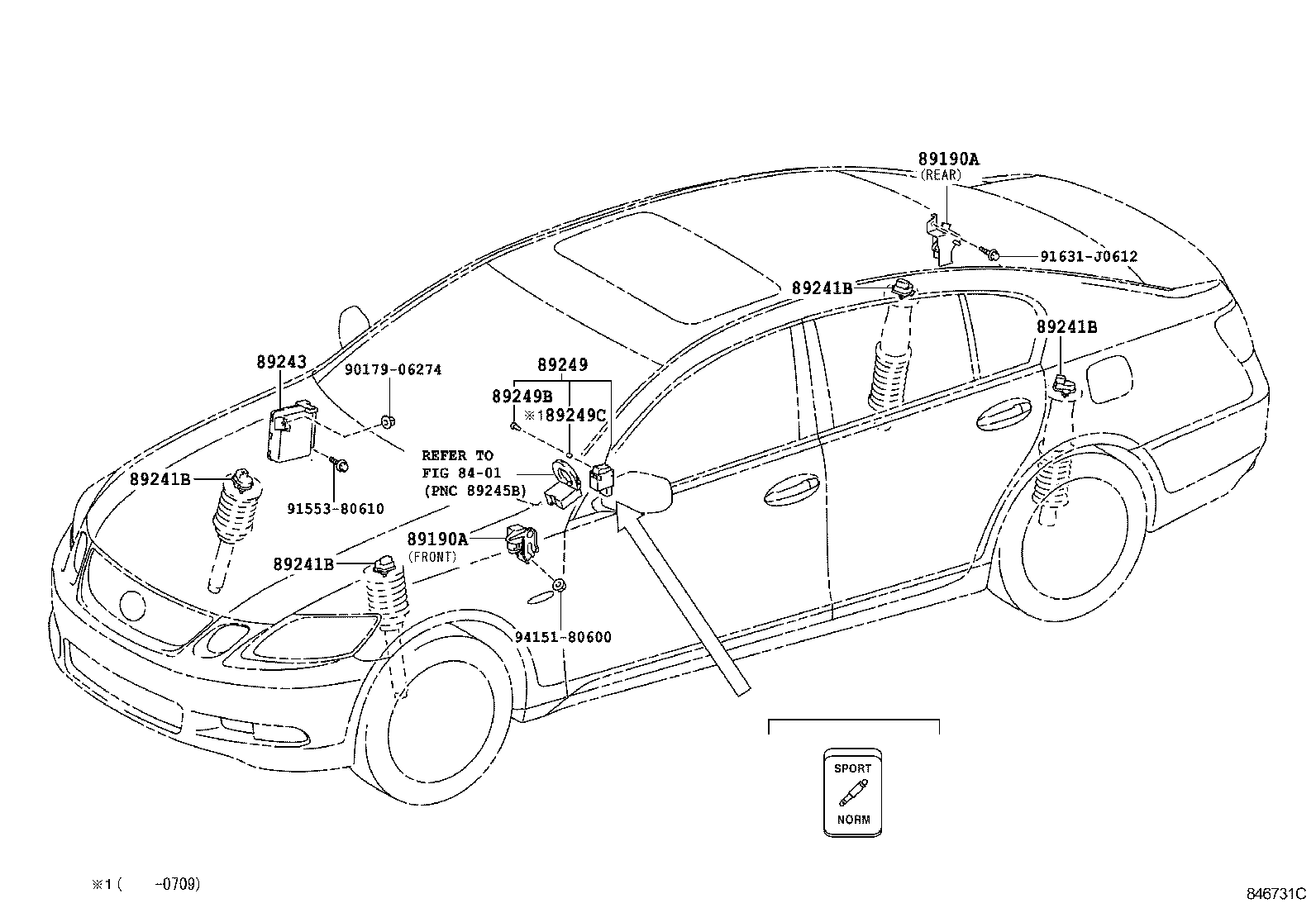  GS30 35 43 460 |  ELECTRONIC MODULATED SUSPENSION