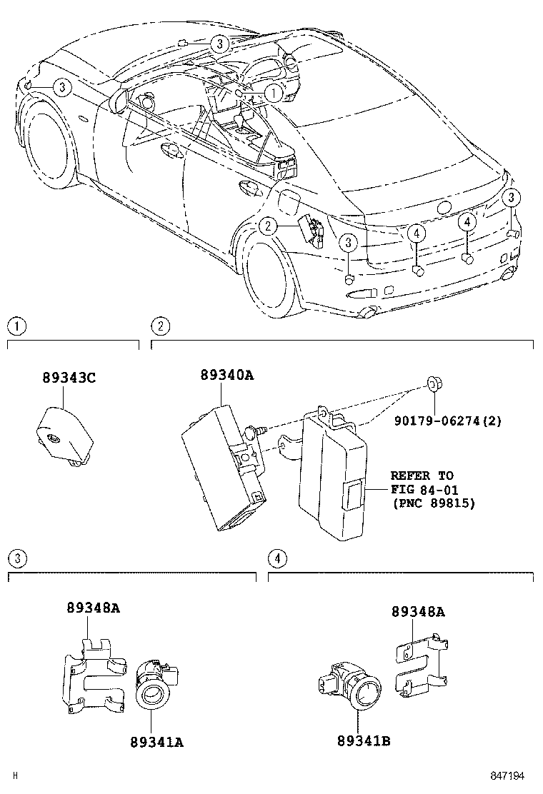  IS250 350 2 D |  CLEARANCE BACK SONAR