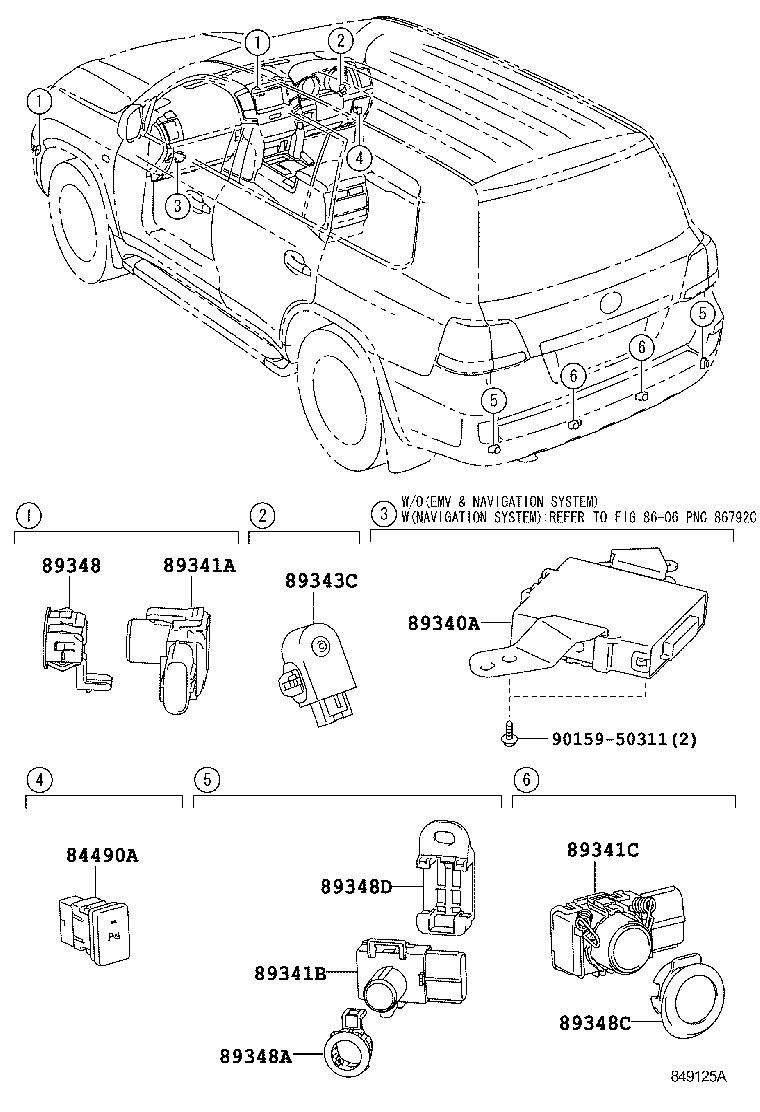  LAND CRUISER 200 202 |  CLEARANCE BACK SONAR