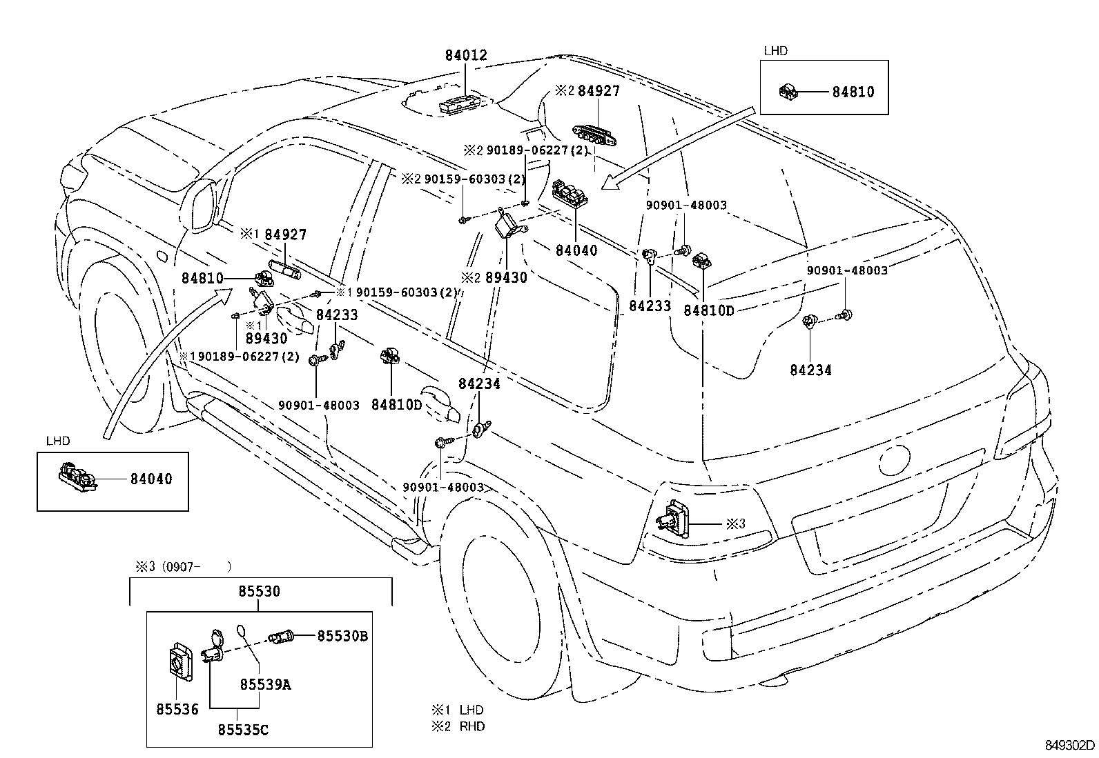  LAND CRUISER 200 202 |  SWITCH RELAY COMPUTER