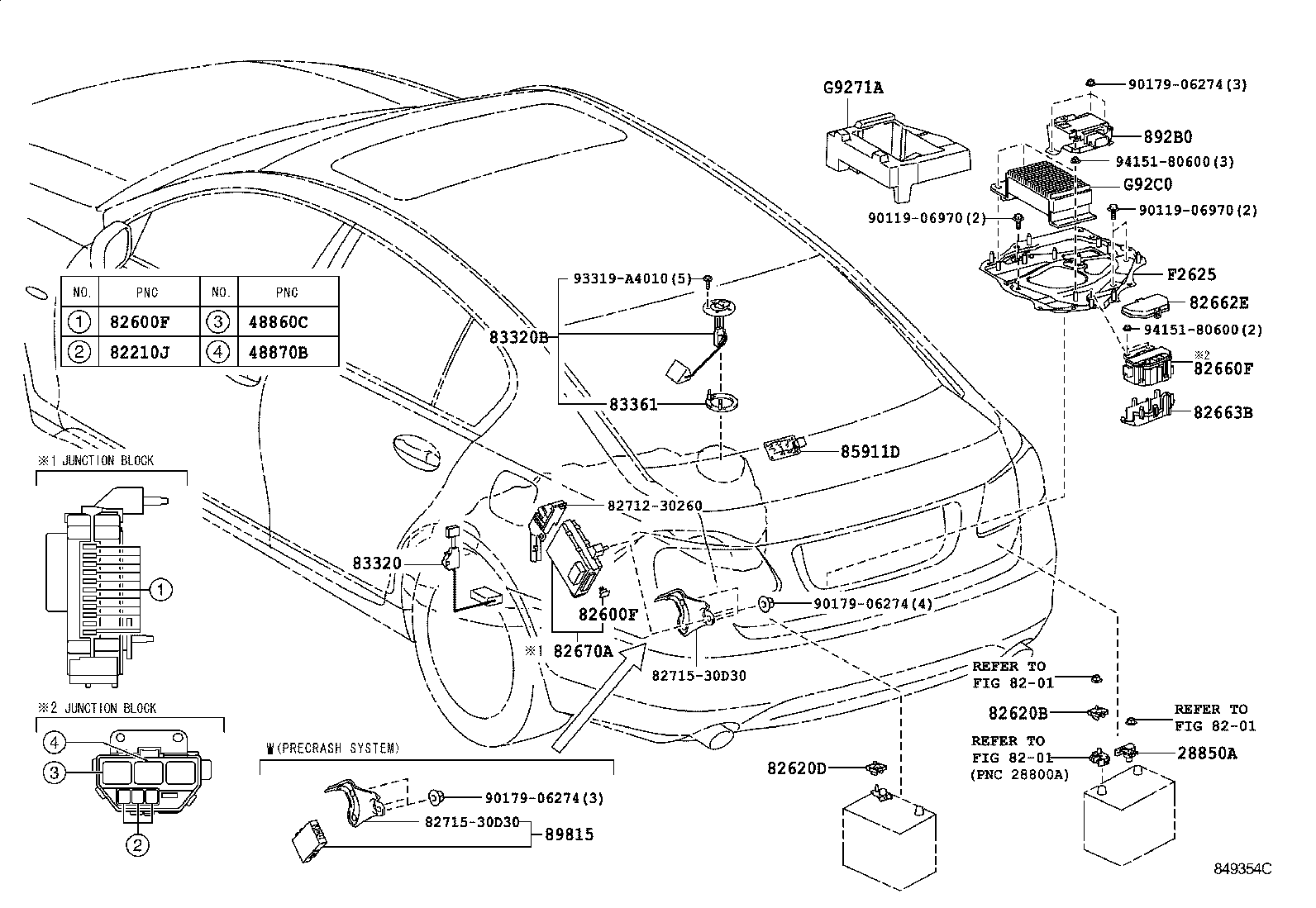  GS450H |  SWITCH RELAY COMPUTER